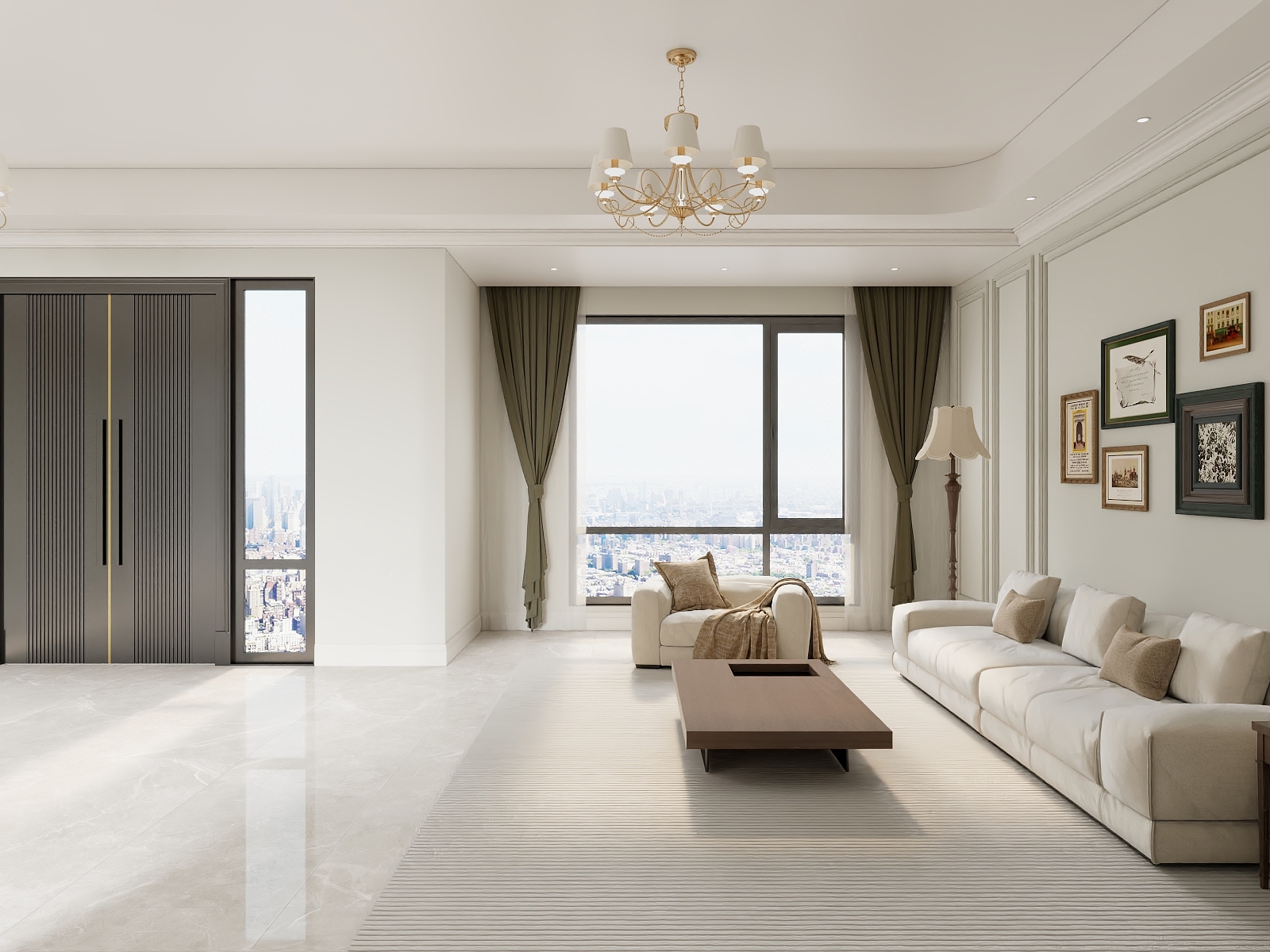 吴爽-300m²现代简约风格装修效果图