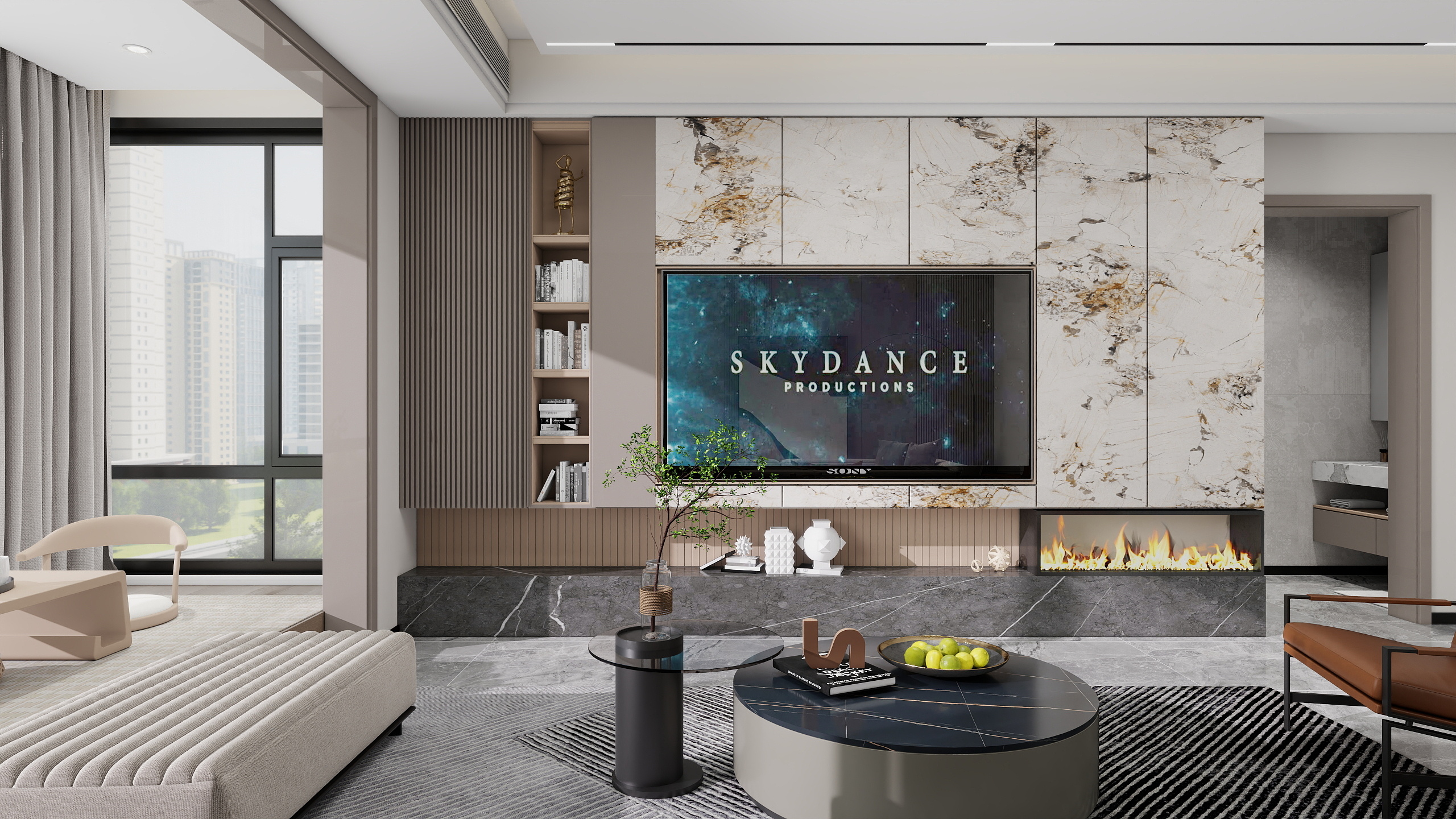 全案设计师李小龙-【意式轻奢】125平三居室装修效果图