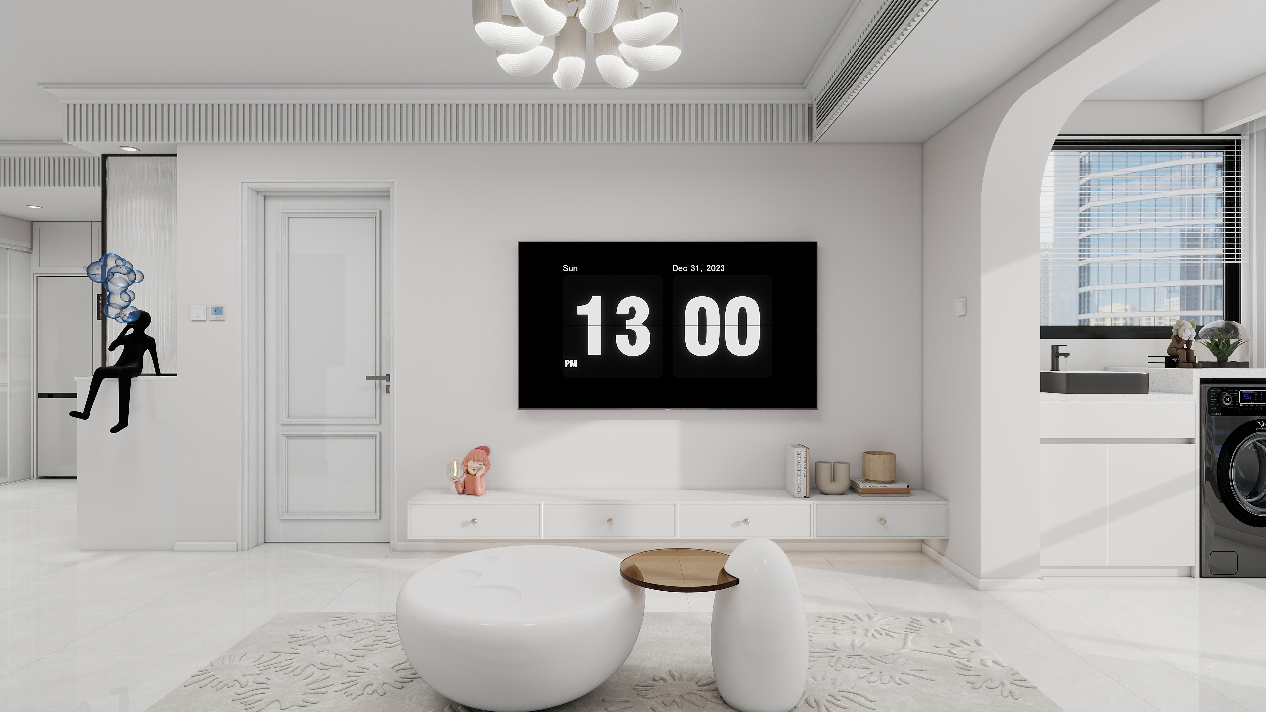 全案设计师李小龙-【轻法式】75平两居室-装修设计方案