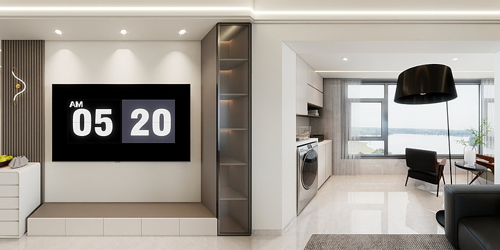 靜序空间设计-东投太阳城03   现代-装修设计方案