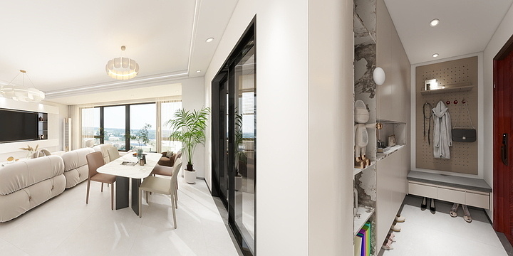 王宇设计-吾悦公园壹号黄102简约-装修设计方案