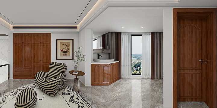 @我是小周周-loft挑空-装修设计方案