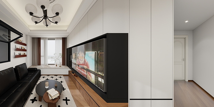 @我是小周周-小客厅-装修设计方案