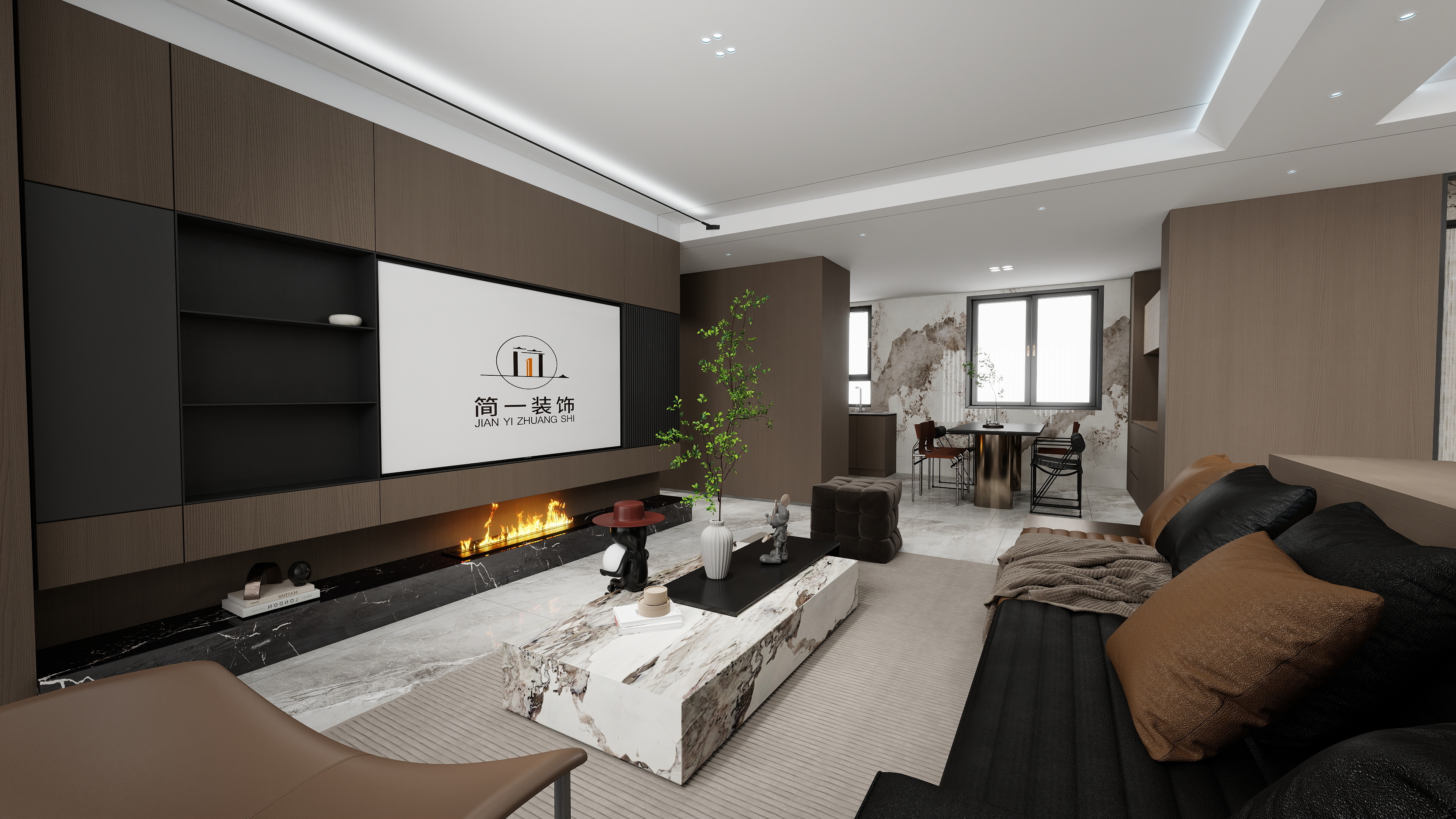 颍上简一装饰-金色湖镜户洋房134-装修设计方案