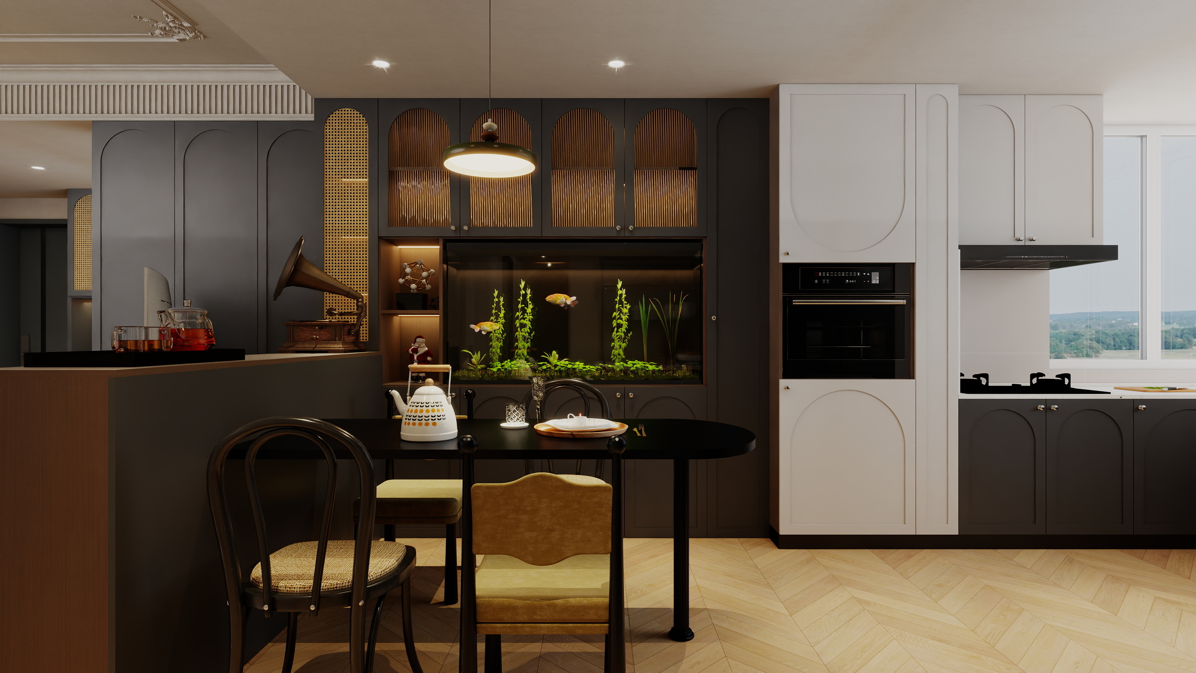 张岩-立雪佳苑120㎡旧房改造装修效果图