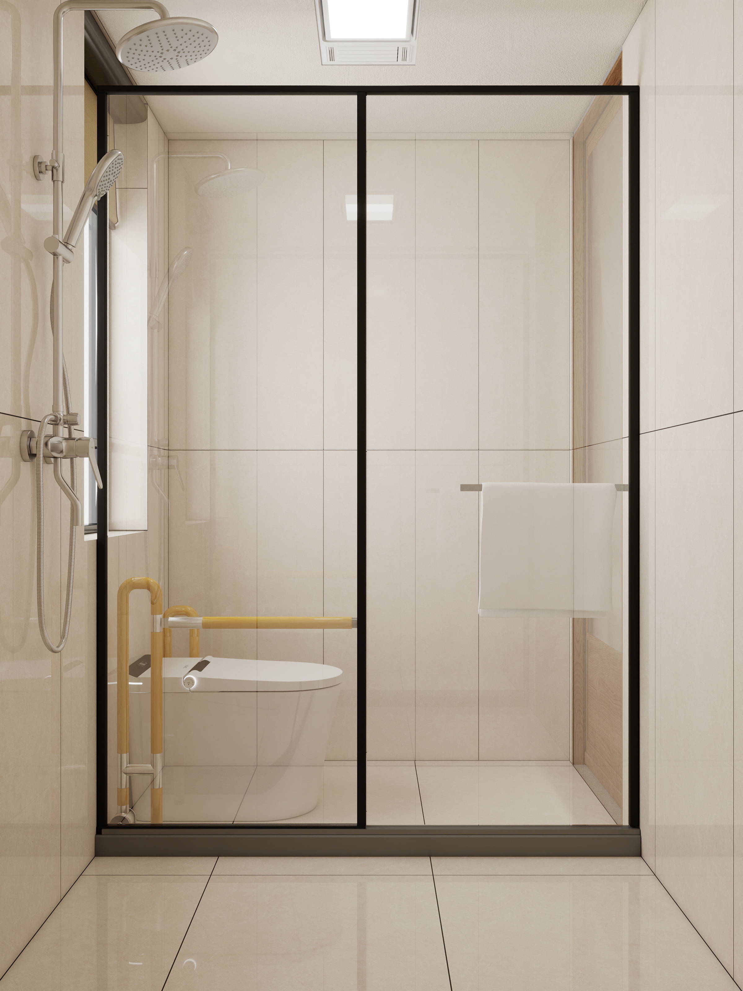 骑摩托的装修仔-江南华府：现代中式：{竹}装修效果图