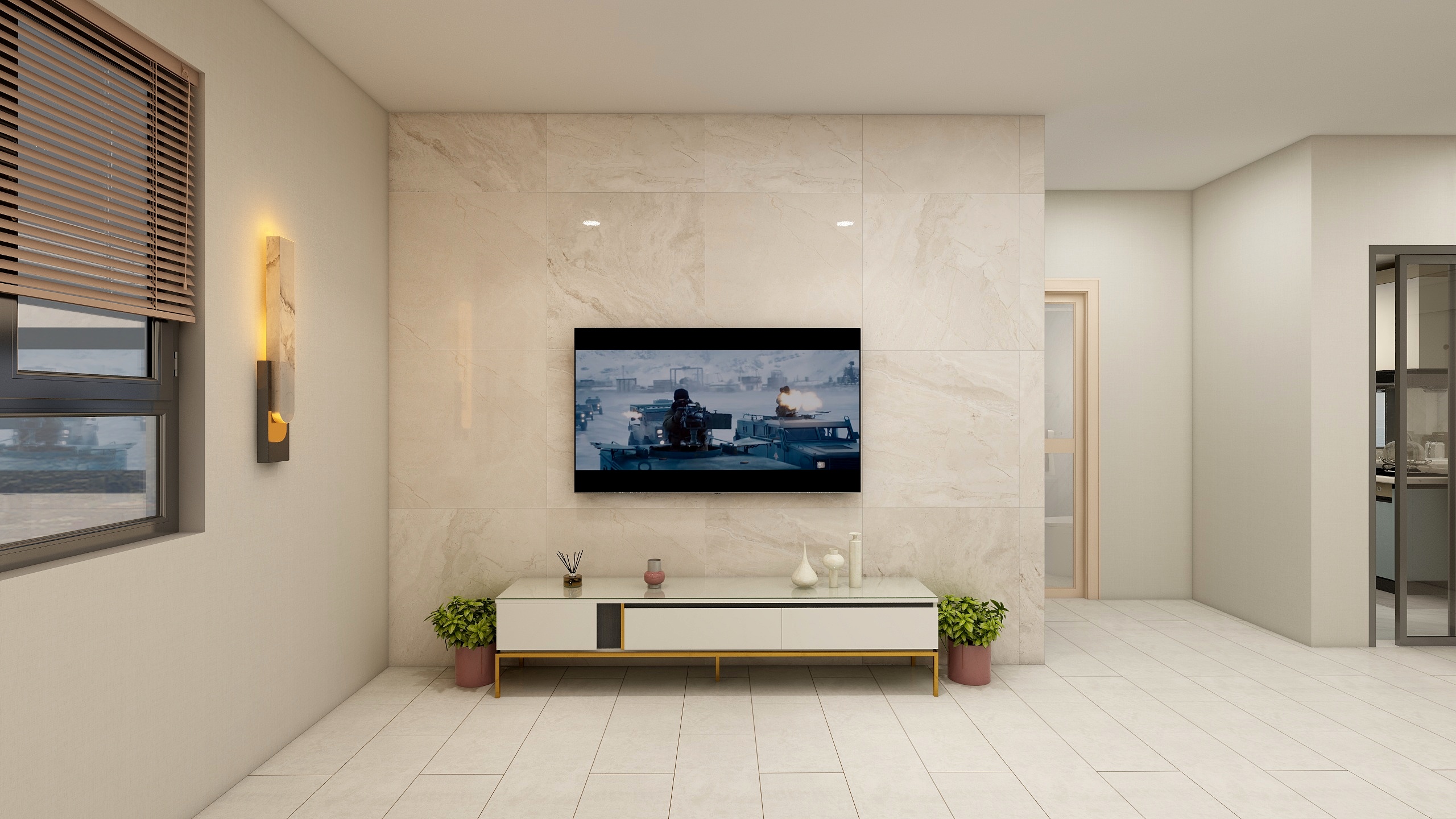 壹恒設計-轻奢风单身公寓设计2-装修设计方案