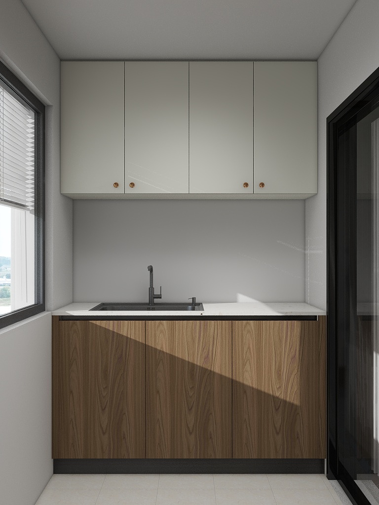 小故事果乐-店面-佳源珑镜7-406（厨房水电）-门变-装修设计方案