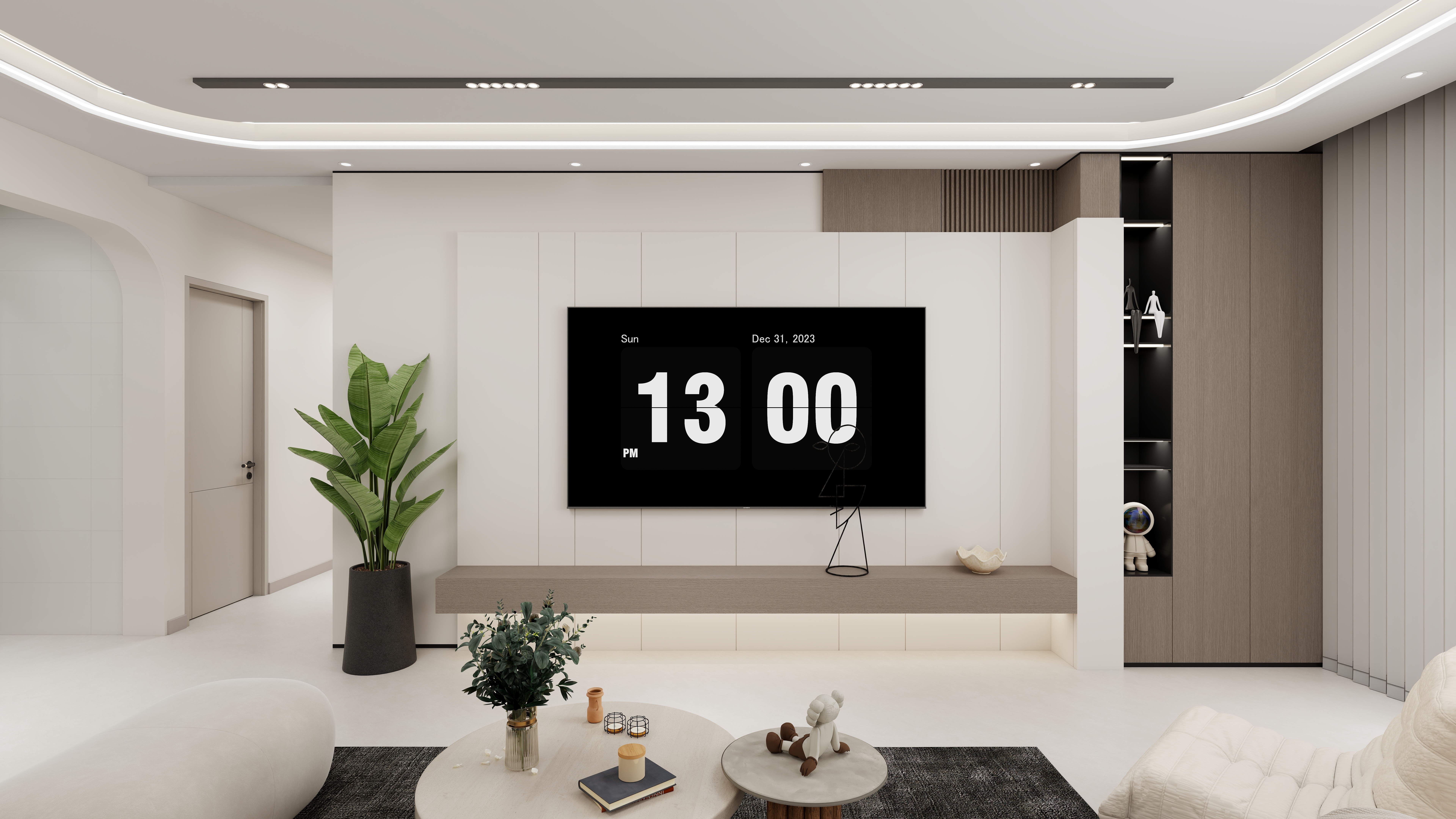 艺雅丽-127现代奶油风 -装修设计方案