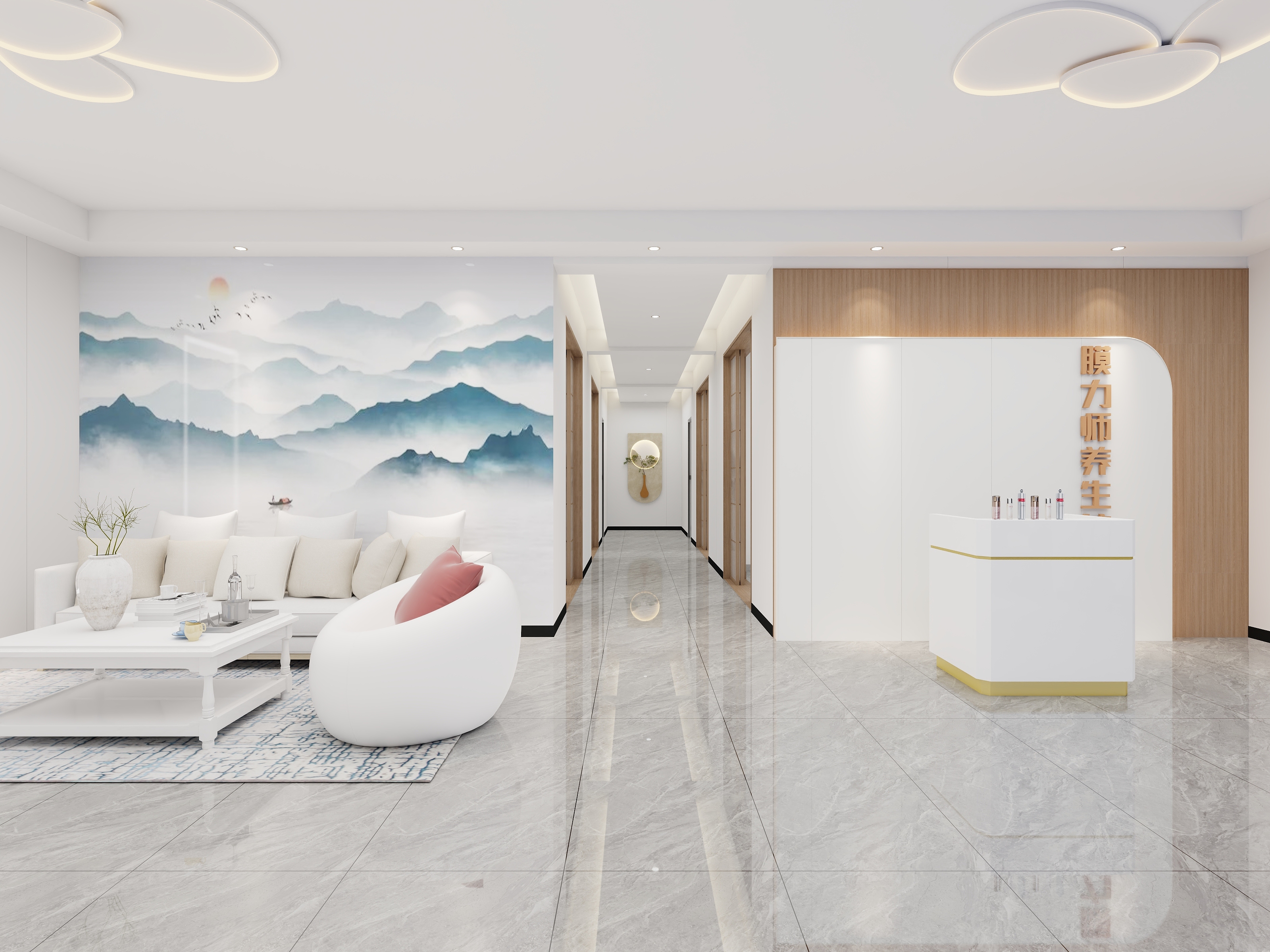 wech-现代养生馆-装修设计方案