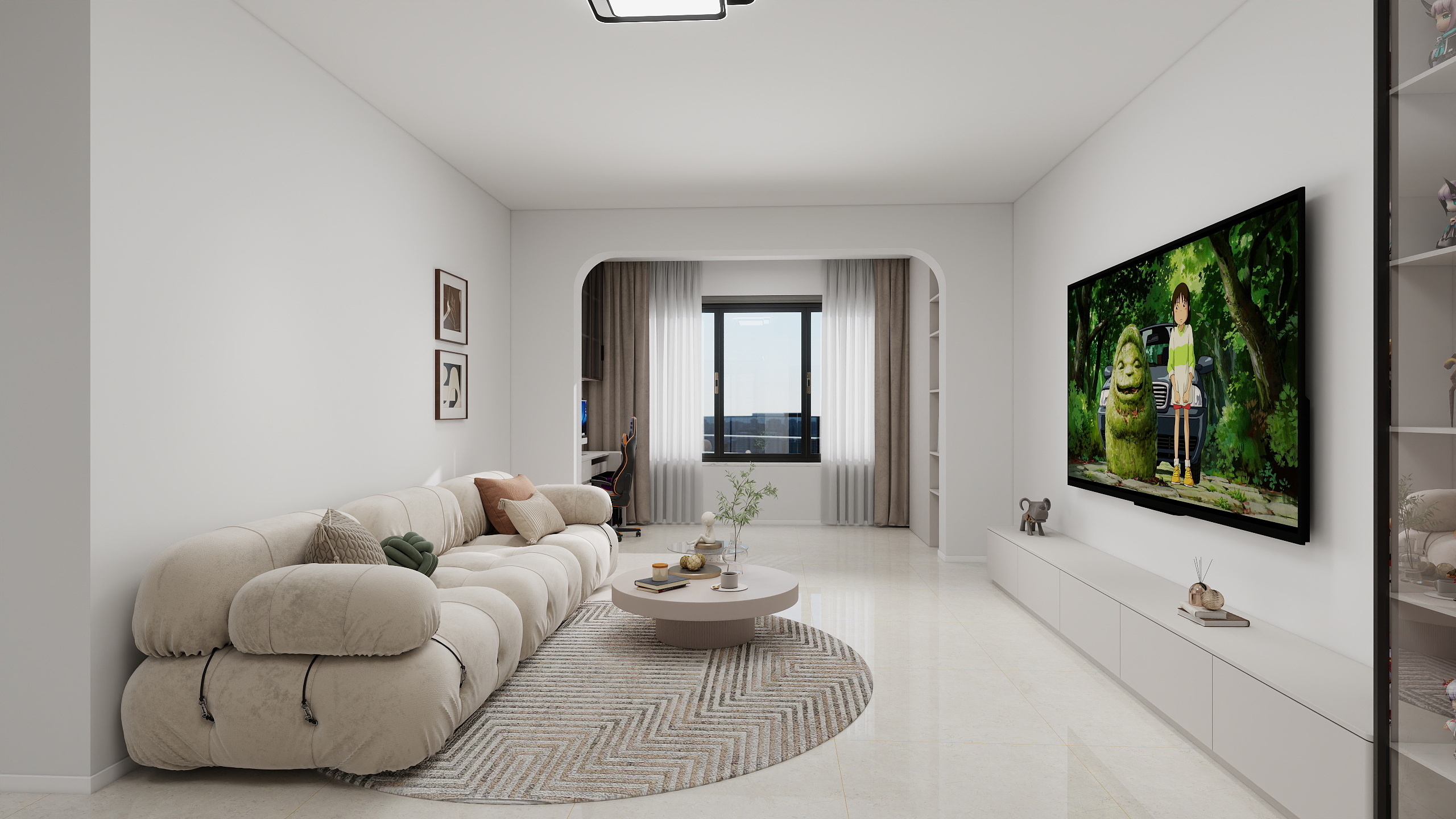 夜猫夜猫-万公馆101㎡2室-装修设计方案