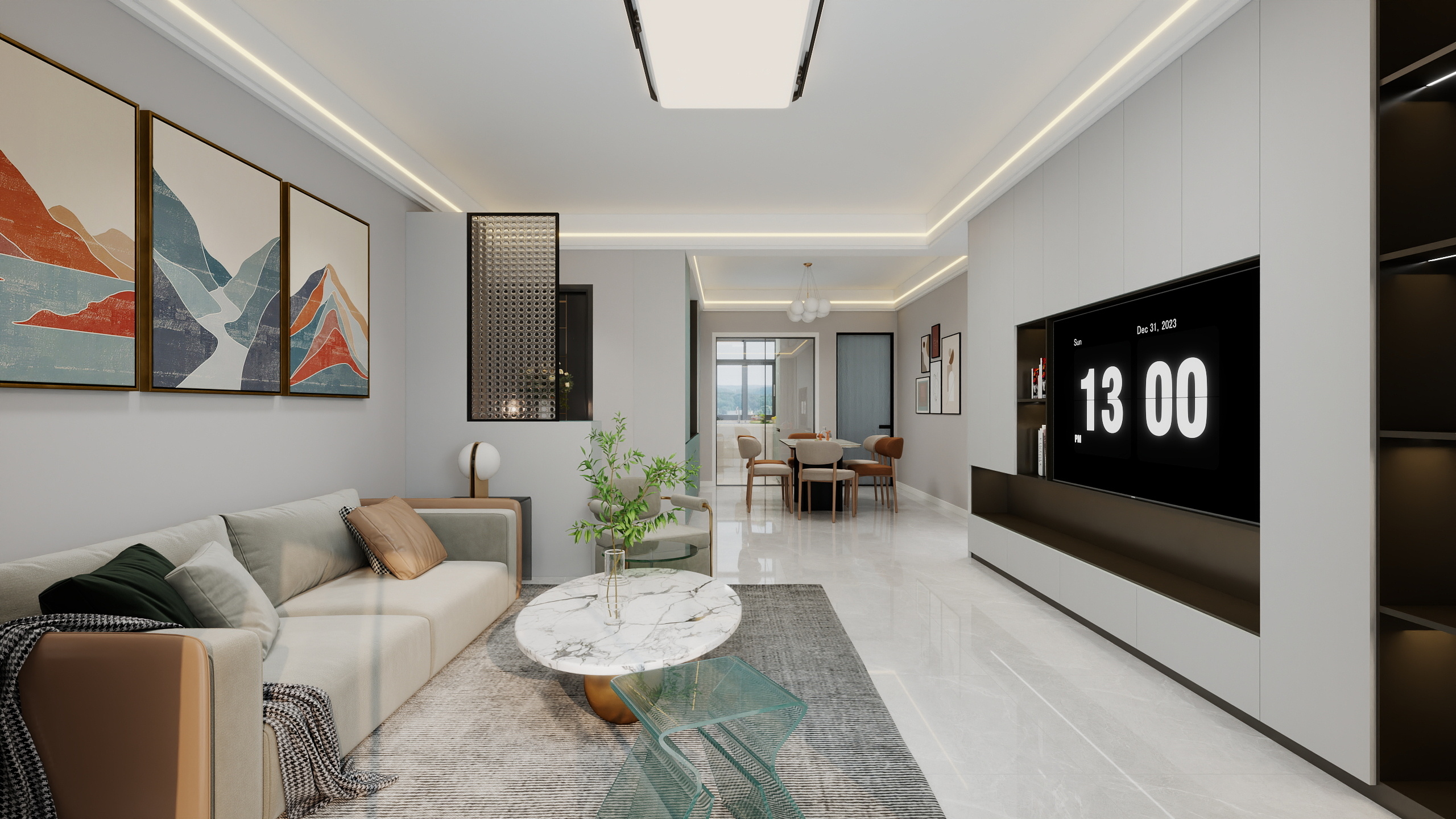 设计田工-安泰苑143四室两厅-装修设计方案