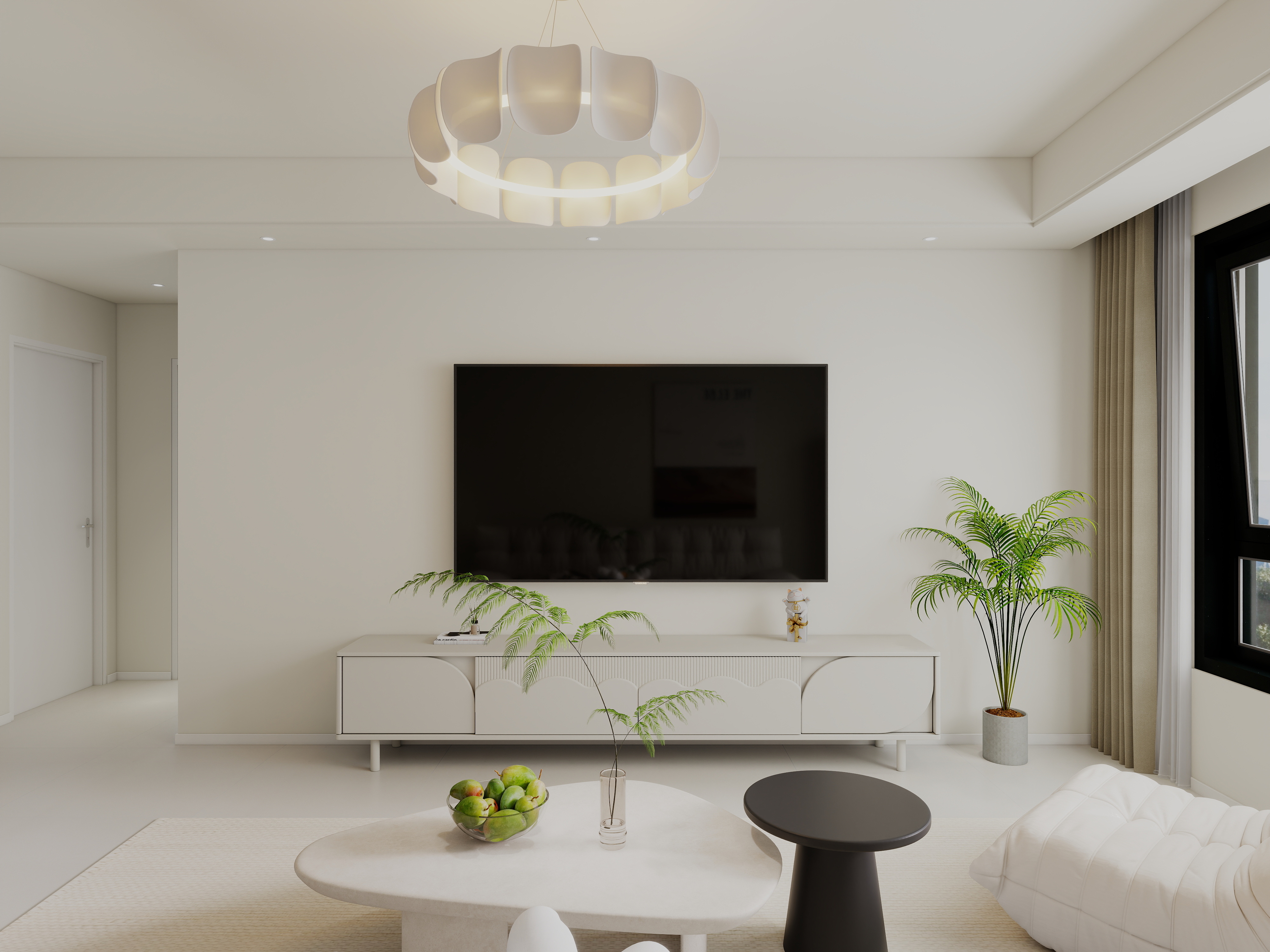 艺雅丽-94平现代简约 装修效果图