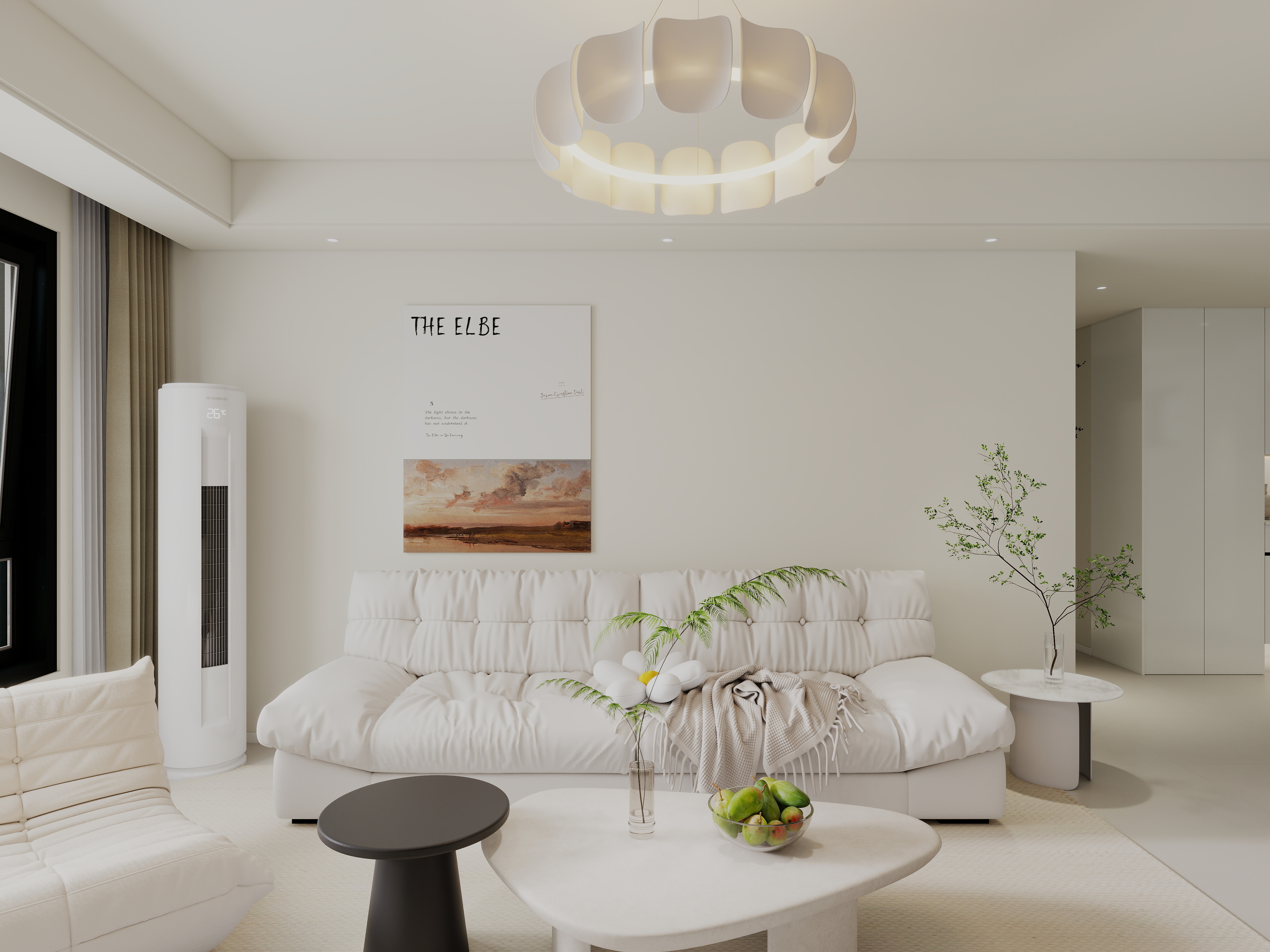 艺雅丽-94平现代简约 装修效果图