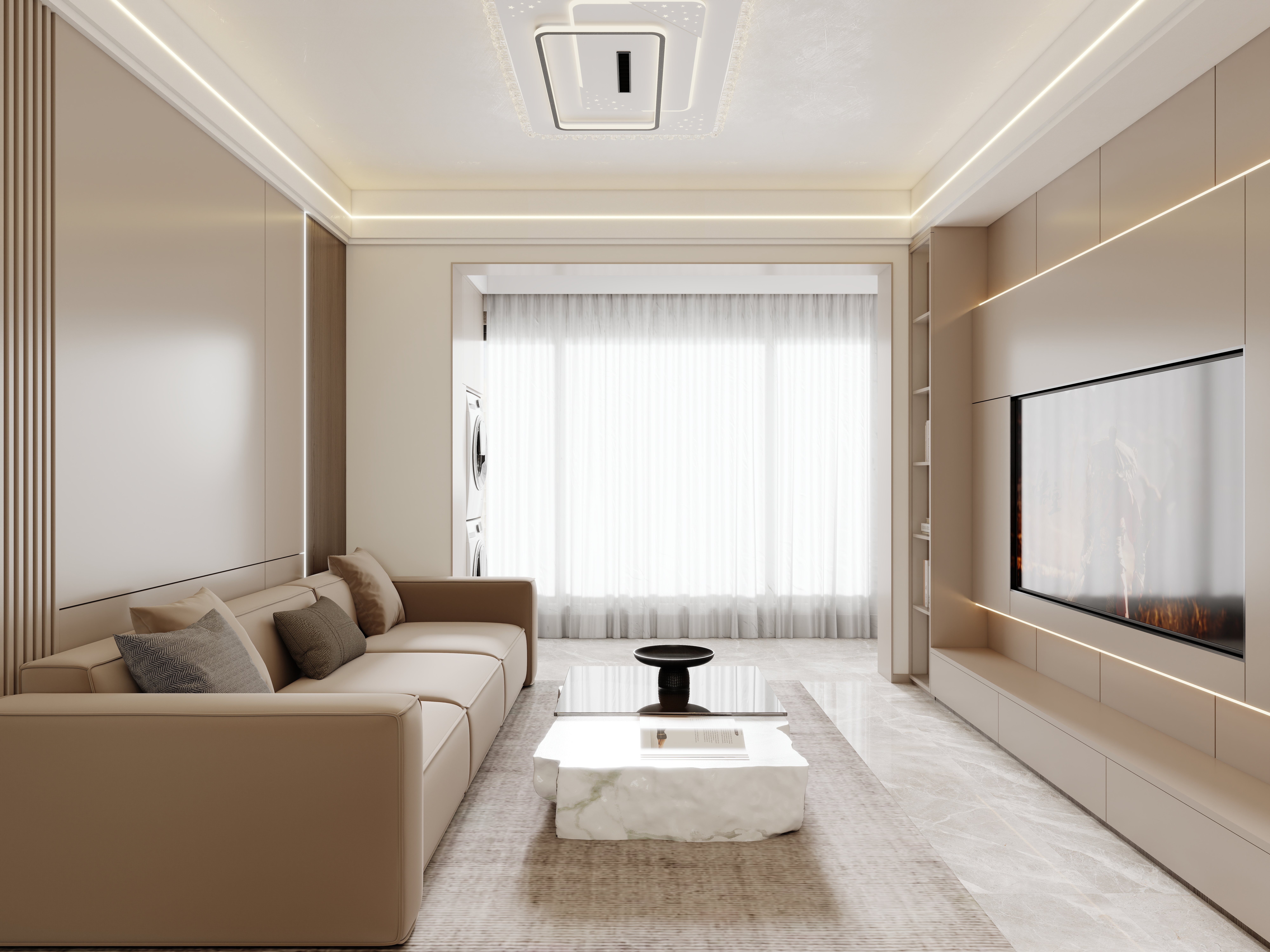 壹诺设计工作室-现代简约装修效果图