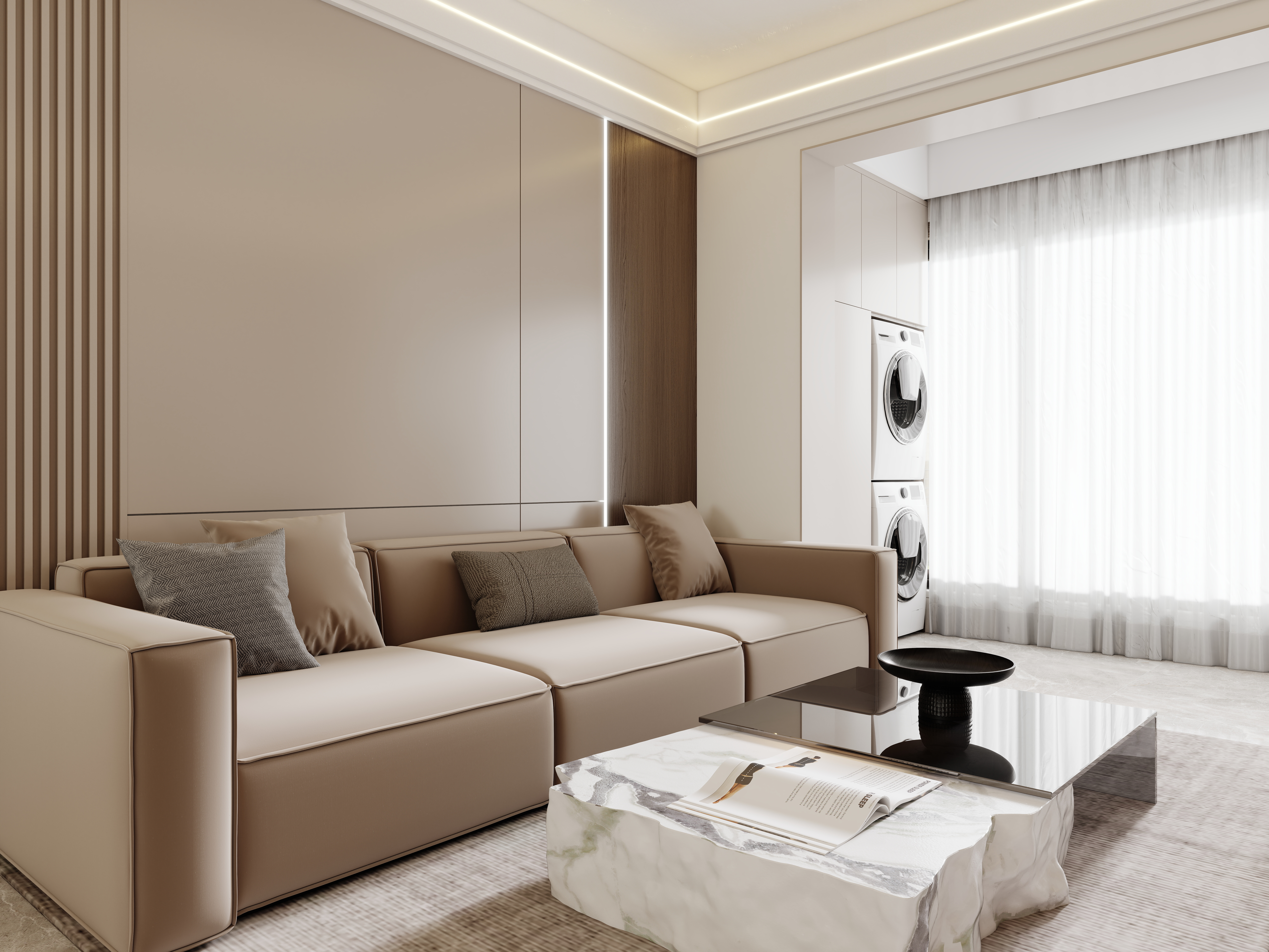 壹诺设计工作室-现代简约装修效果图