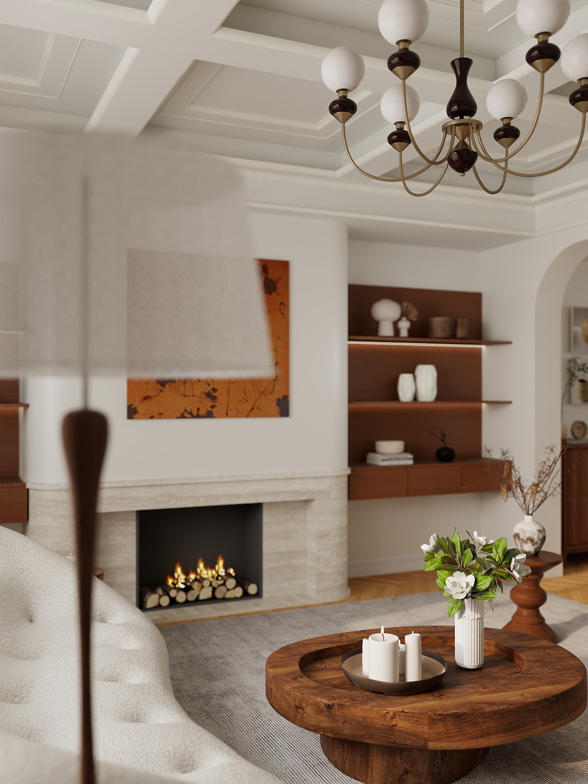 A周素人设计-侘寂中古屋装修效果图