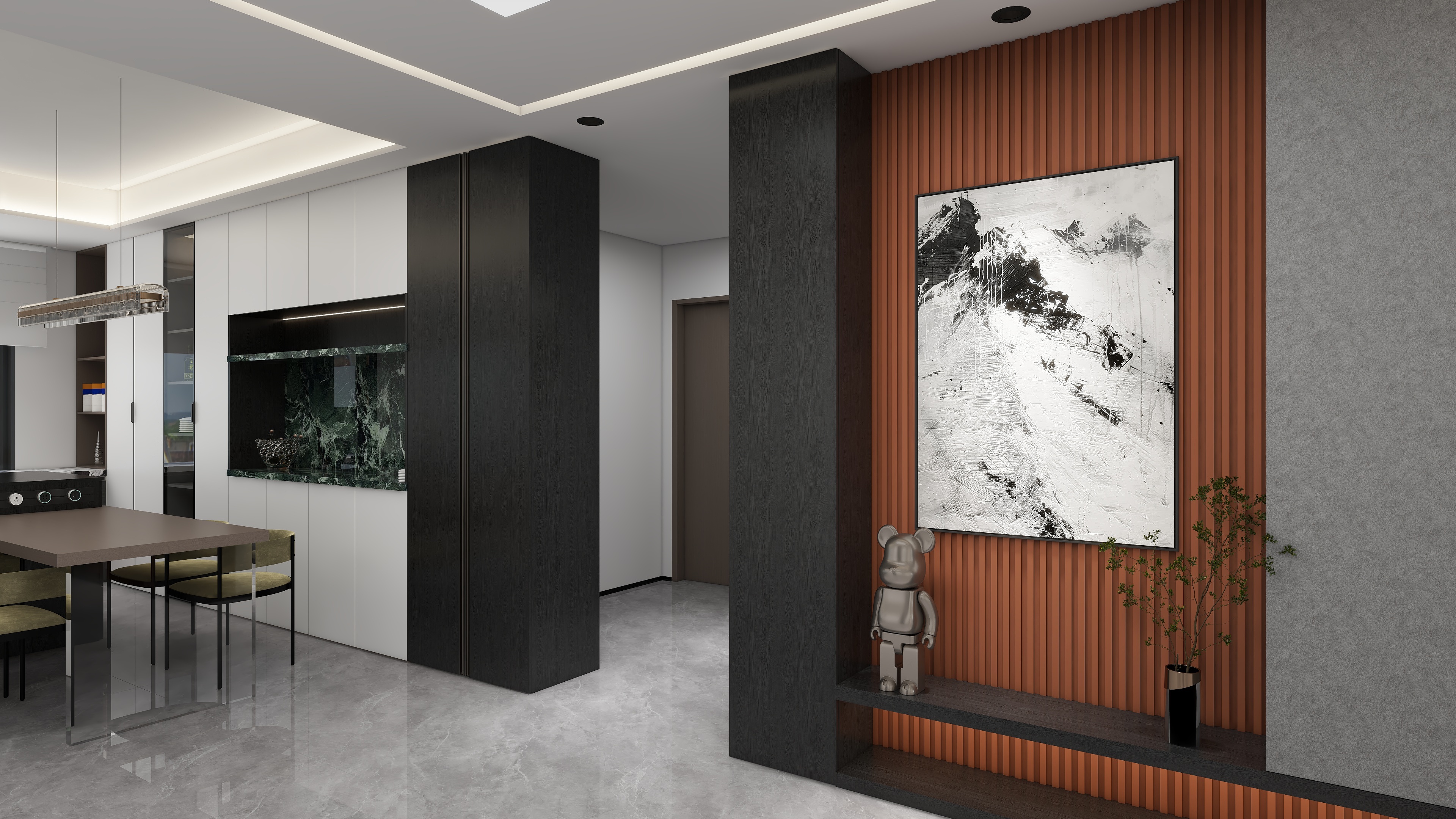 设计师言色-163㎡四居室 荣盛御府 现代意式极简-装修设计方案