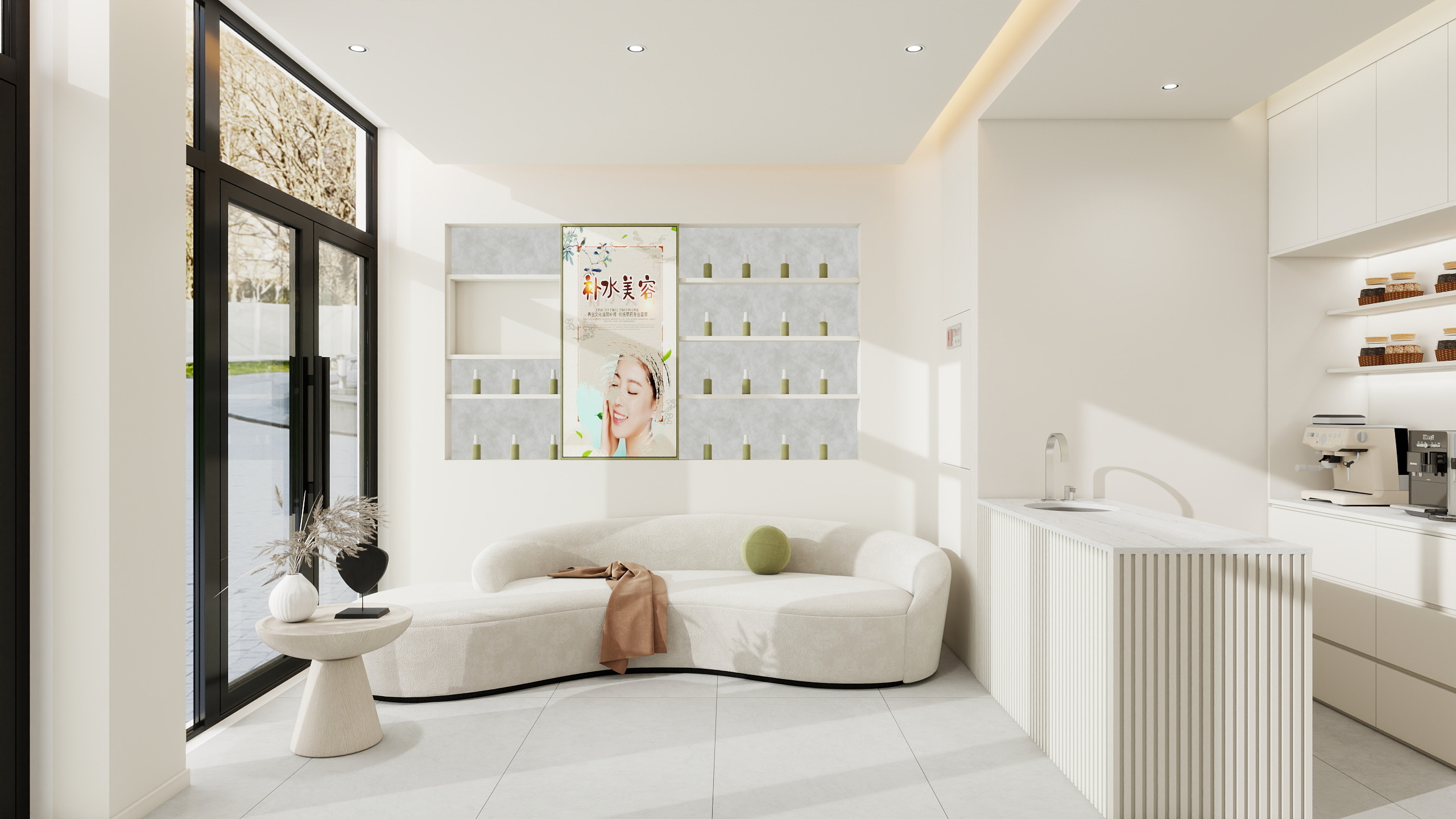 哈密*室内*设计-医美一层-装修设计方案