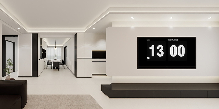 D设计师董小生-佳和城客餐厅144深色-装修设计方案