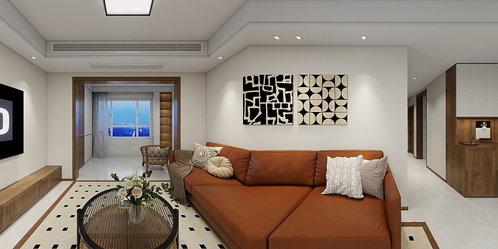 晋城装修设计浩天-颐博园4-1-402设计方案-装修设计方案