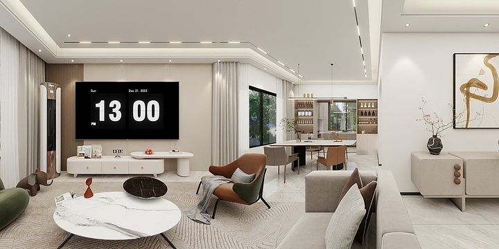 乐乐0314-霍邱自建房陈总雅居-装修设计方案