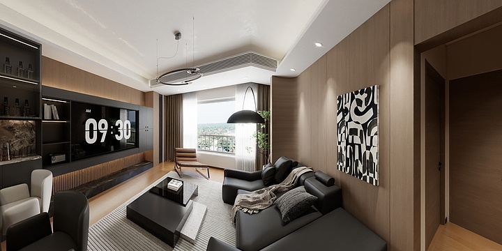 杭杭出状元.-意式客厅方案-装修设计方案