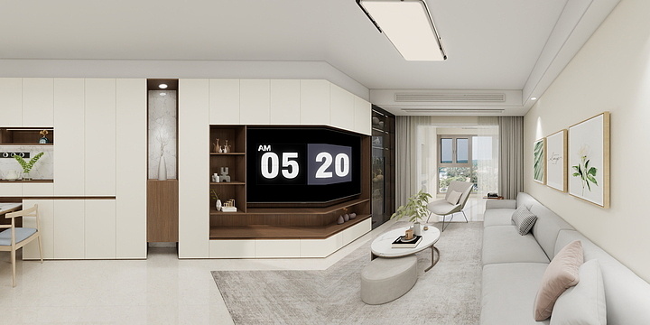 清岑15oo27o8935-御璟上城6-1404-装修设计方案