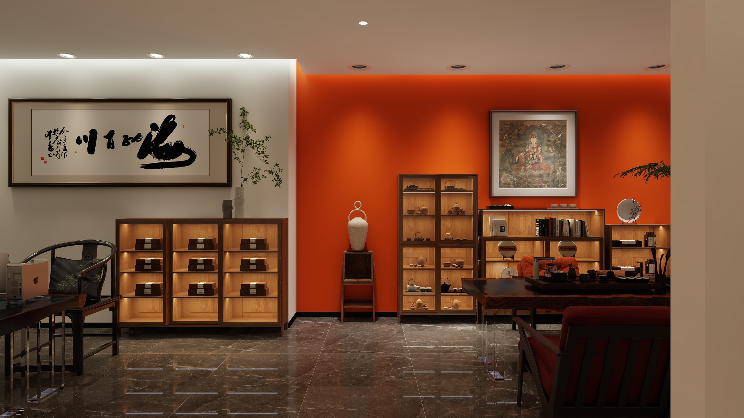 Dylan-Hu-泓棠茶空间134㎡-装修设计方案