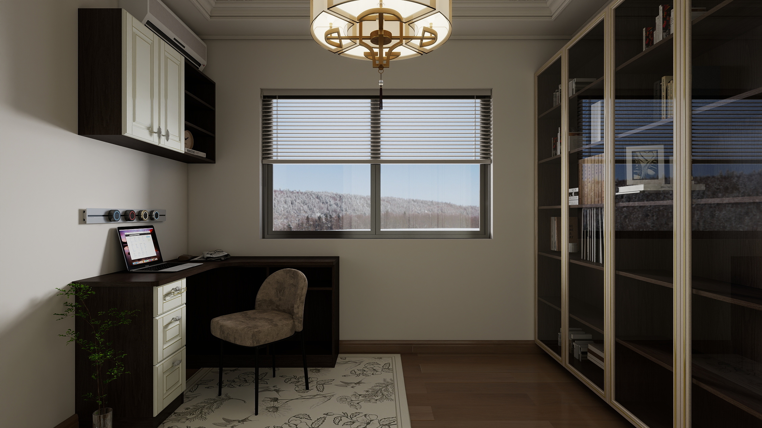 双倍辣芝士火鸡面味辣条-中海天钻129㎡4室装修效果图