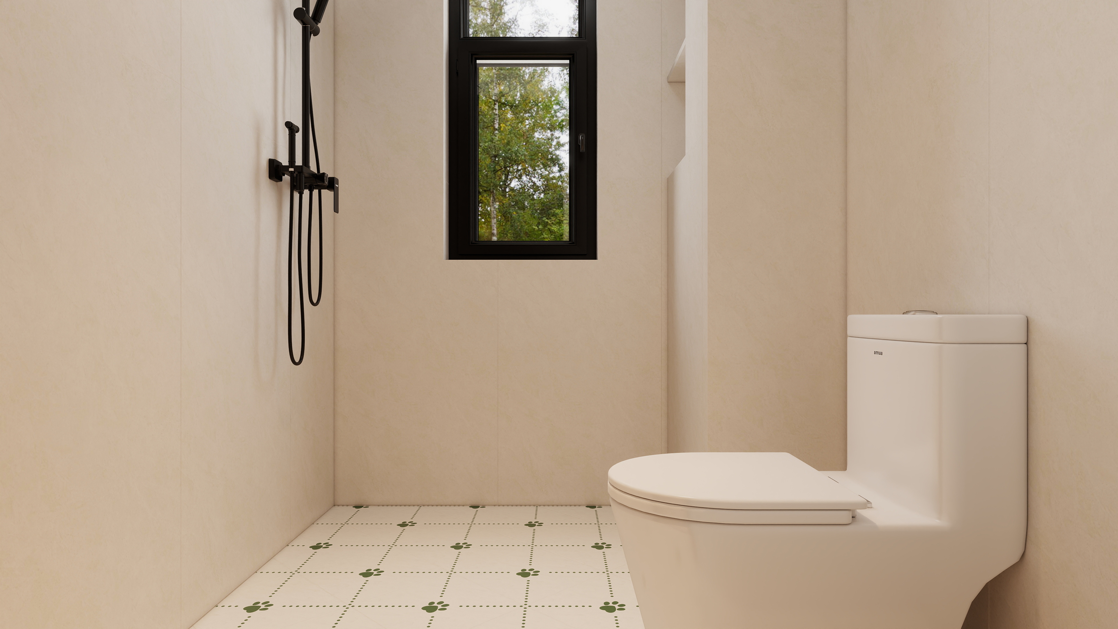 觅境设计工作室-131㎡3室现代中式装修效果图