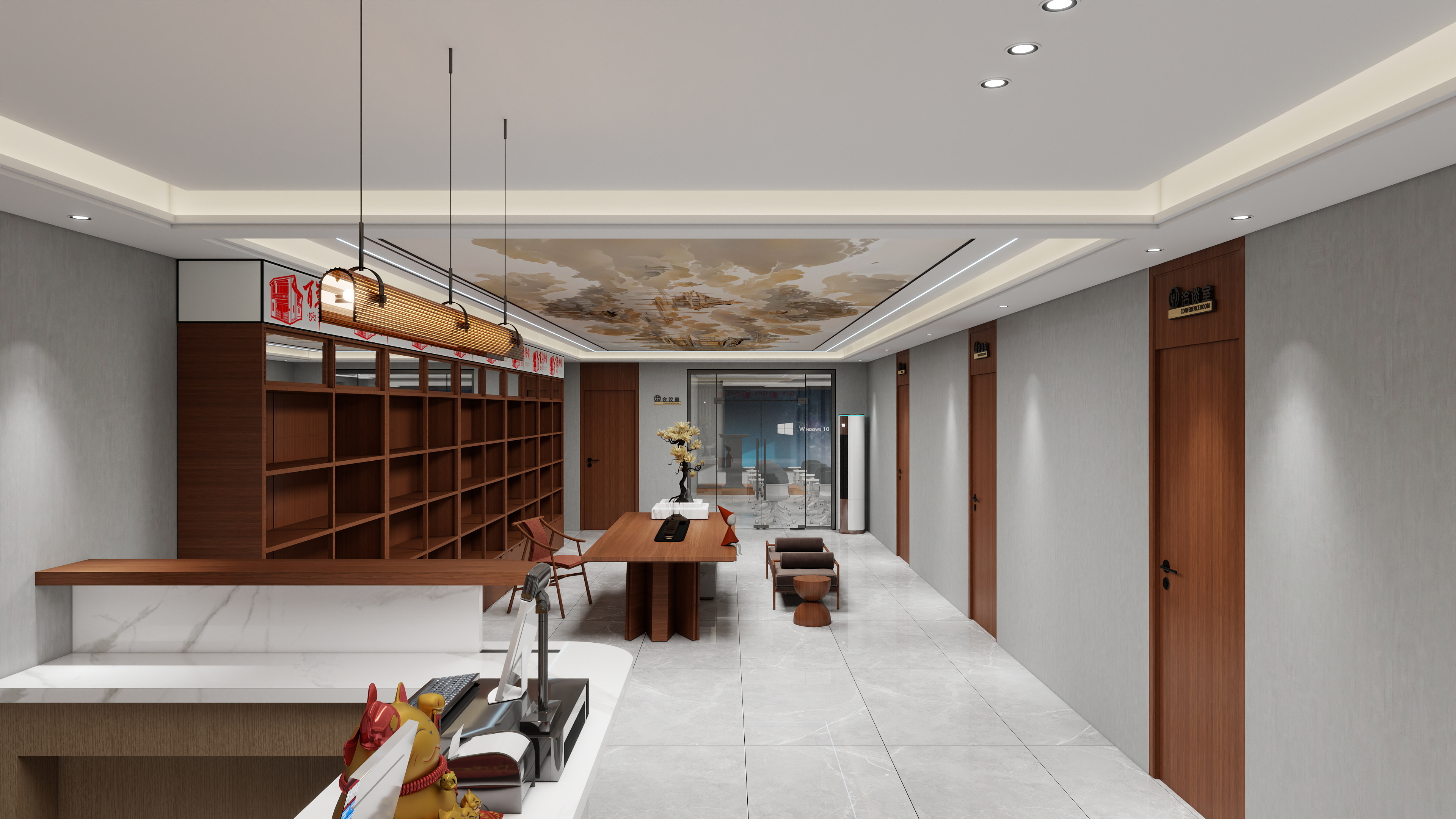 设计师玉京子-百年供销萍乡服务中心装修效果图