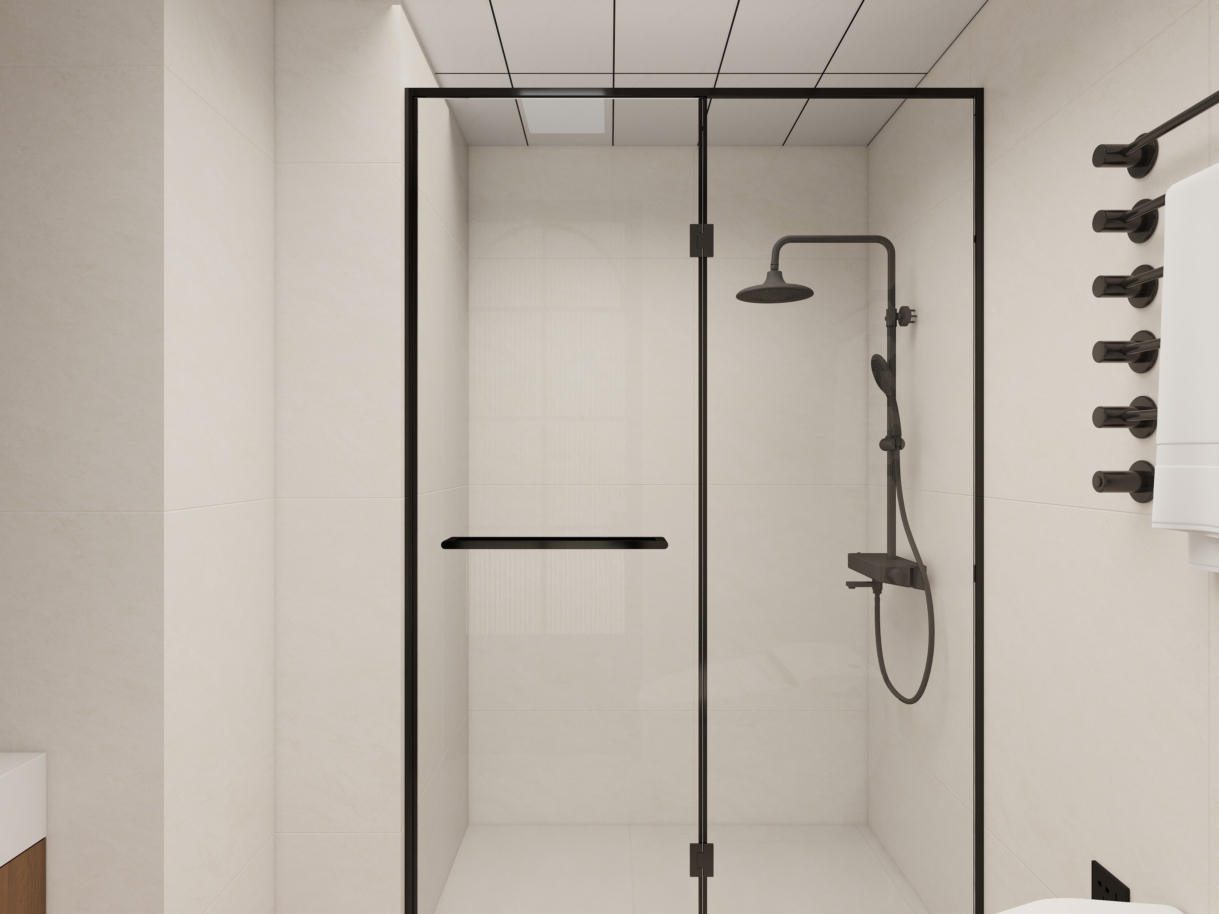 艺雅丽-141平现代中古风 装修效果图