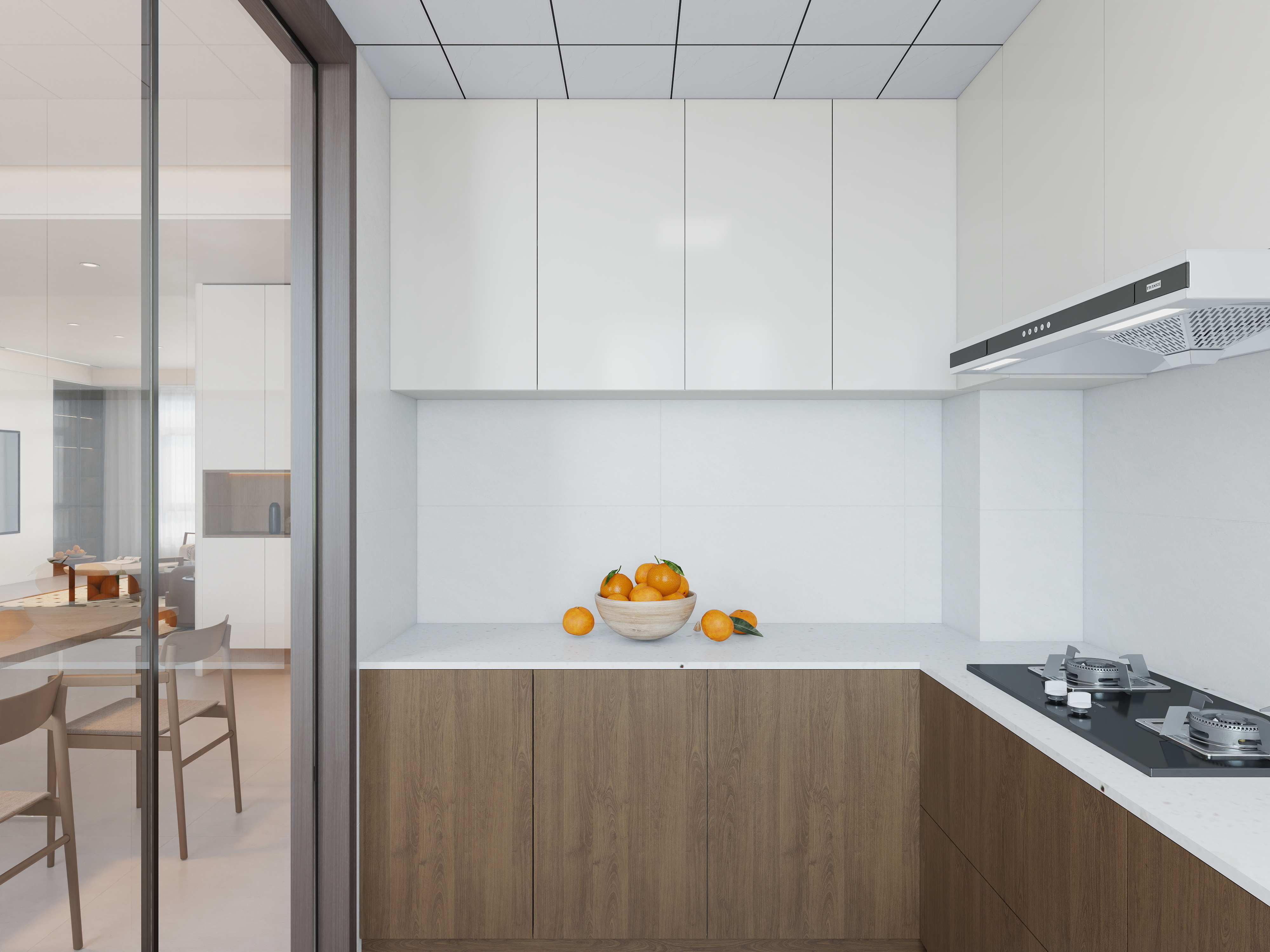 艺雅丽-141平现代中古风 装修效果图