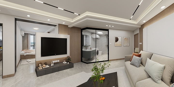 艺术向左生活向右-第一城（西区）-装修设计方案