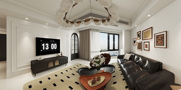 室内设计表现~-五福景苑-装修设计方案