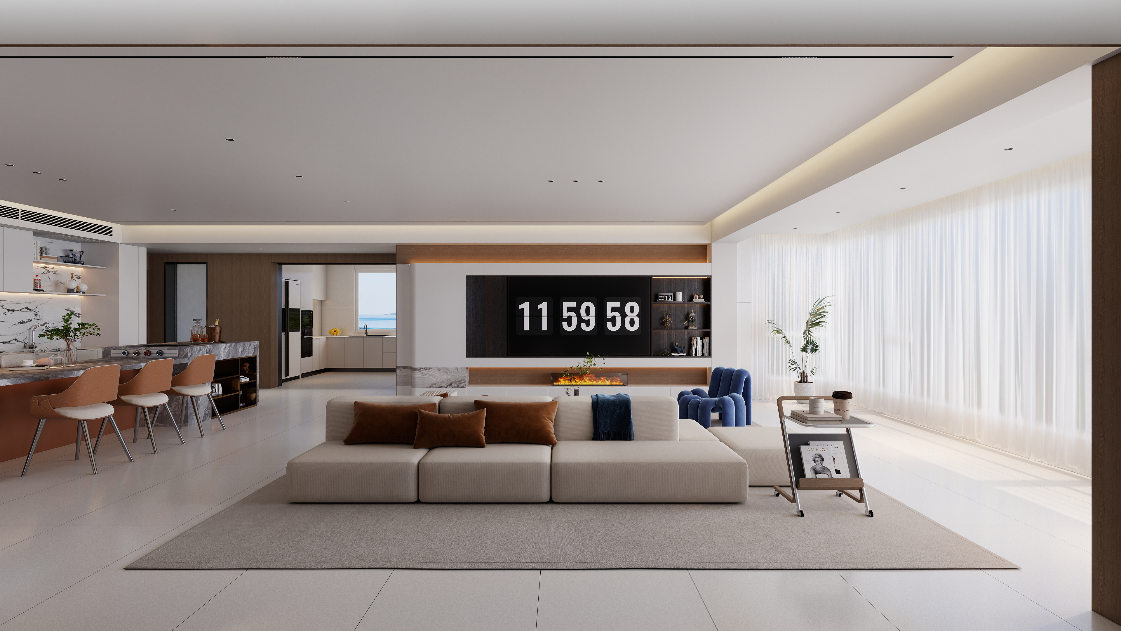 赣榆鹤轩设计-尊悦271平方三室-装修设计方案