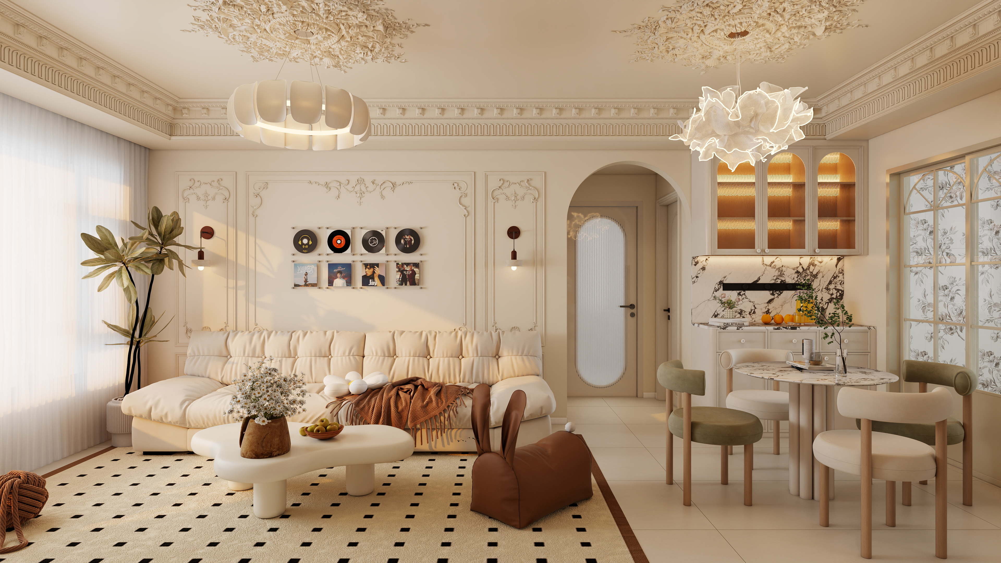 蔡~-花语天境法式奶油-装修设计方案