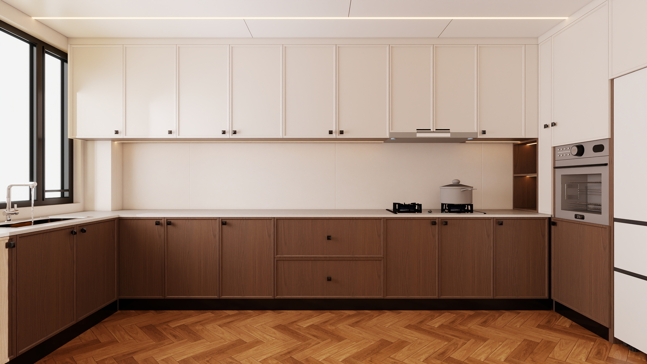 郭涛-现代法式中古装修效果图