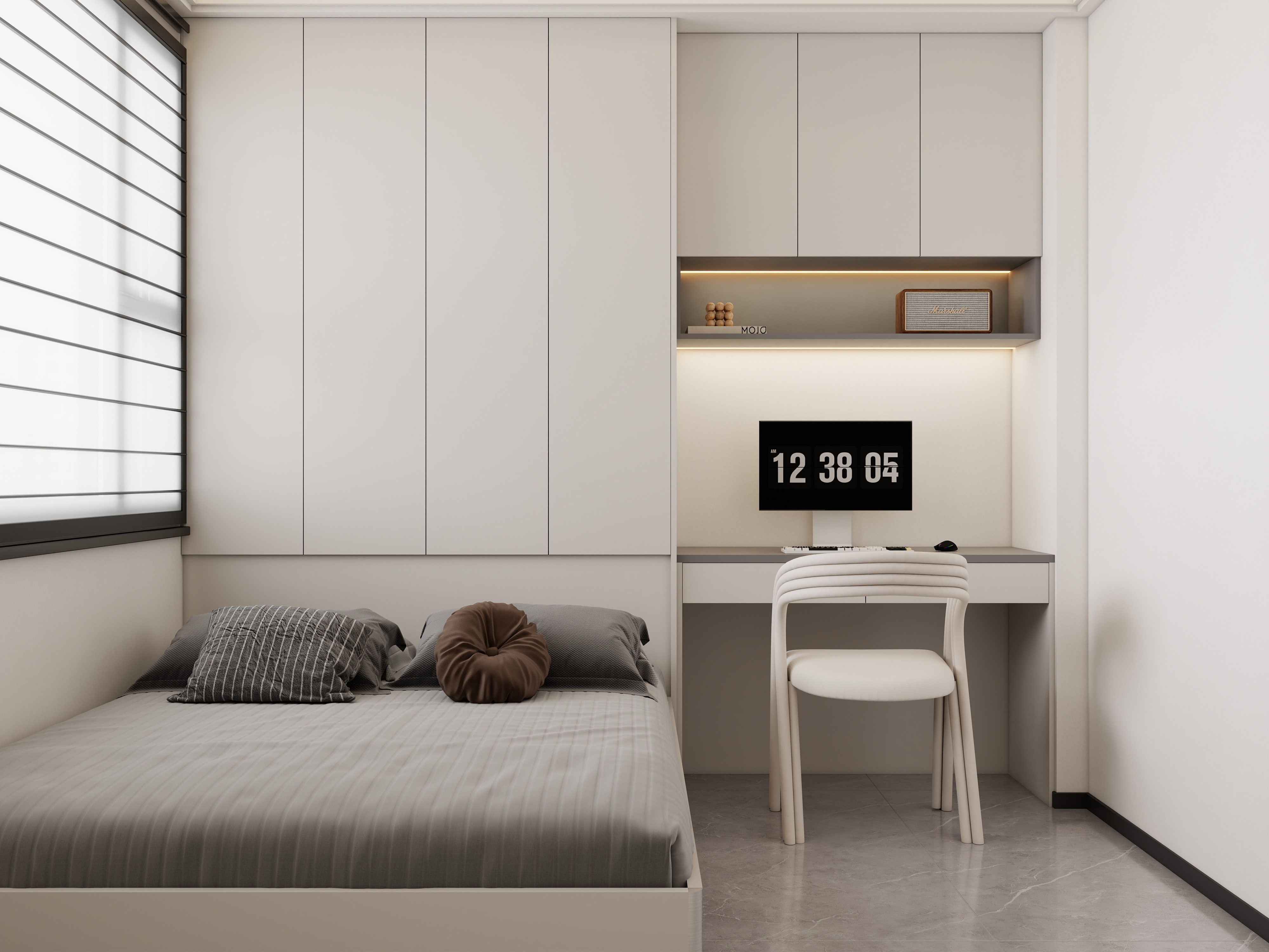 李佳洋-中骏宸璟府113平意式4室装修效果图