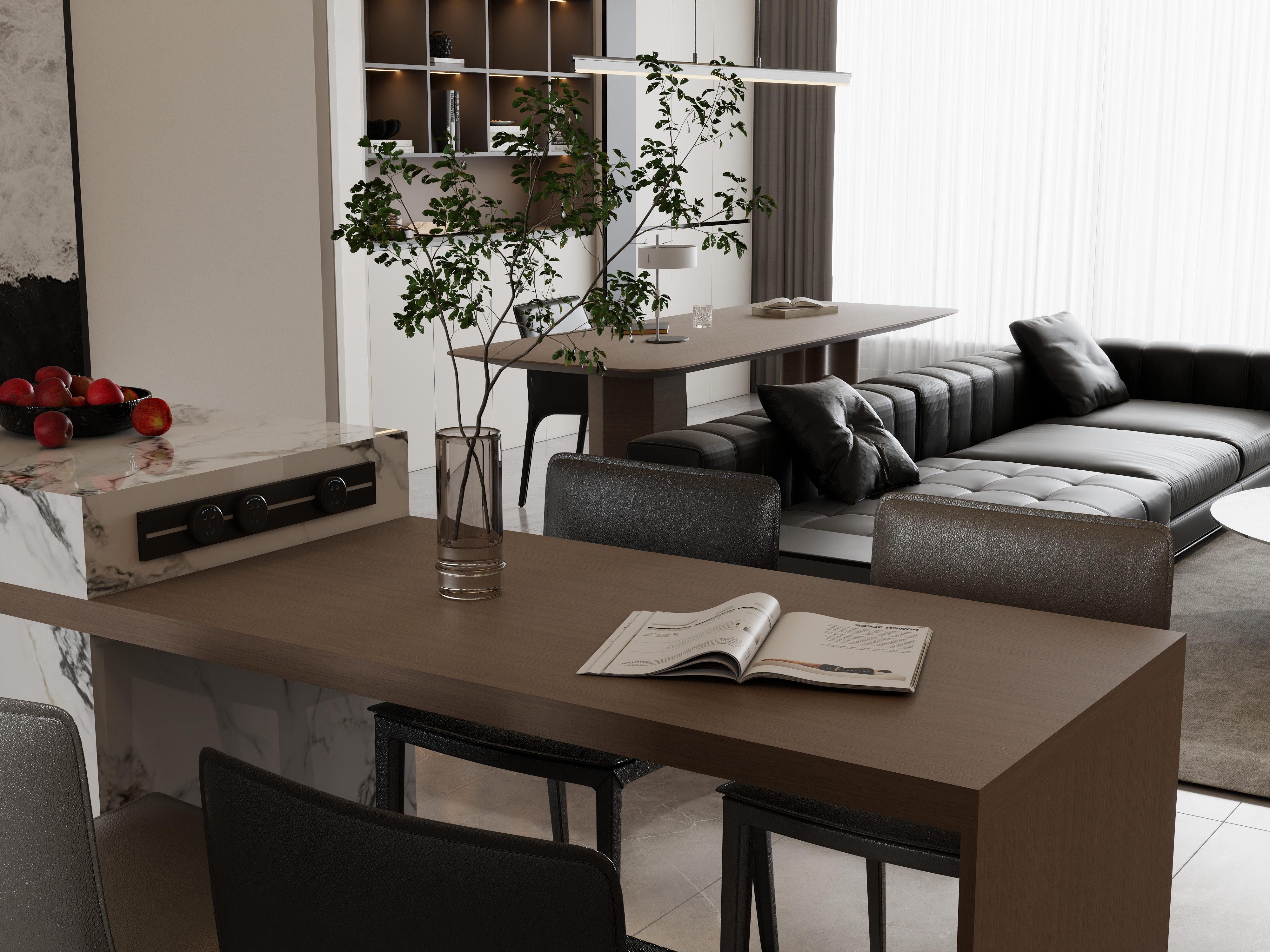 李佳洋-中骏宸璟府113平意式4室-装修设计方案