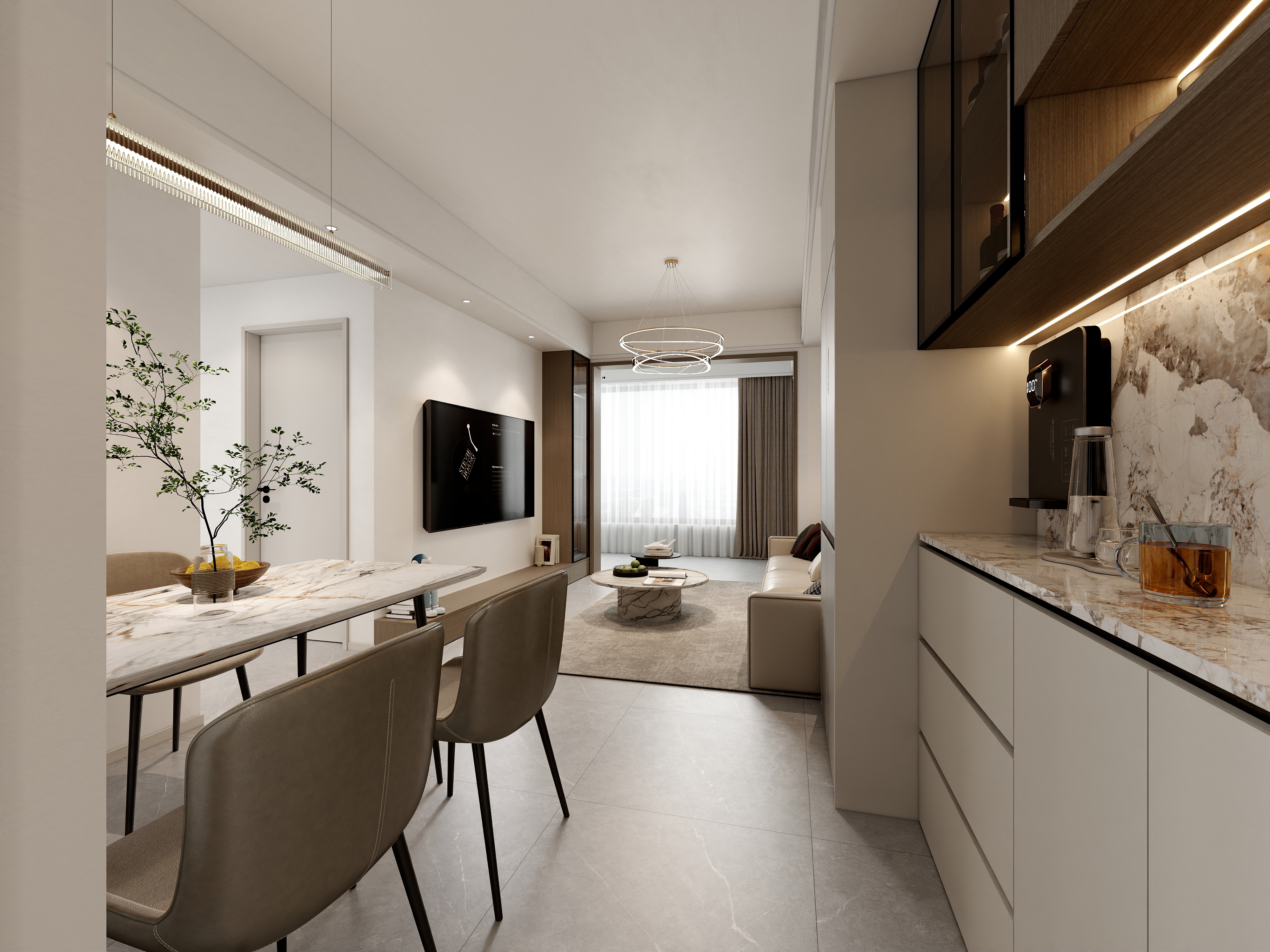 YY.洛洛-楚天都市润园 88㎡ 三室-装修设计方案