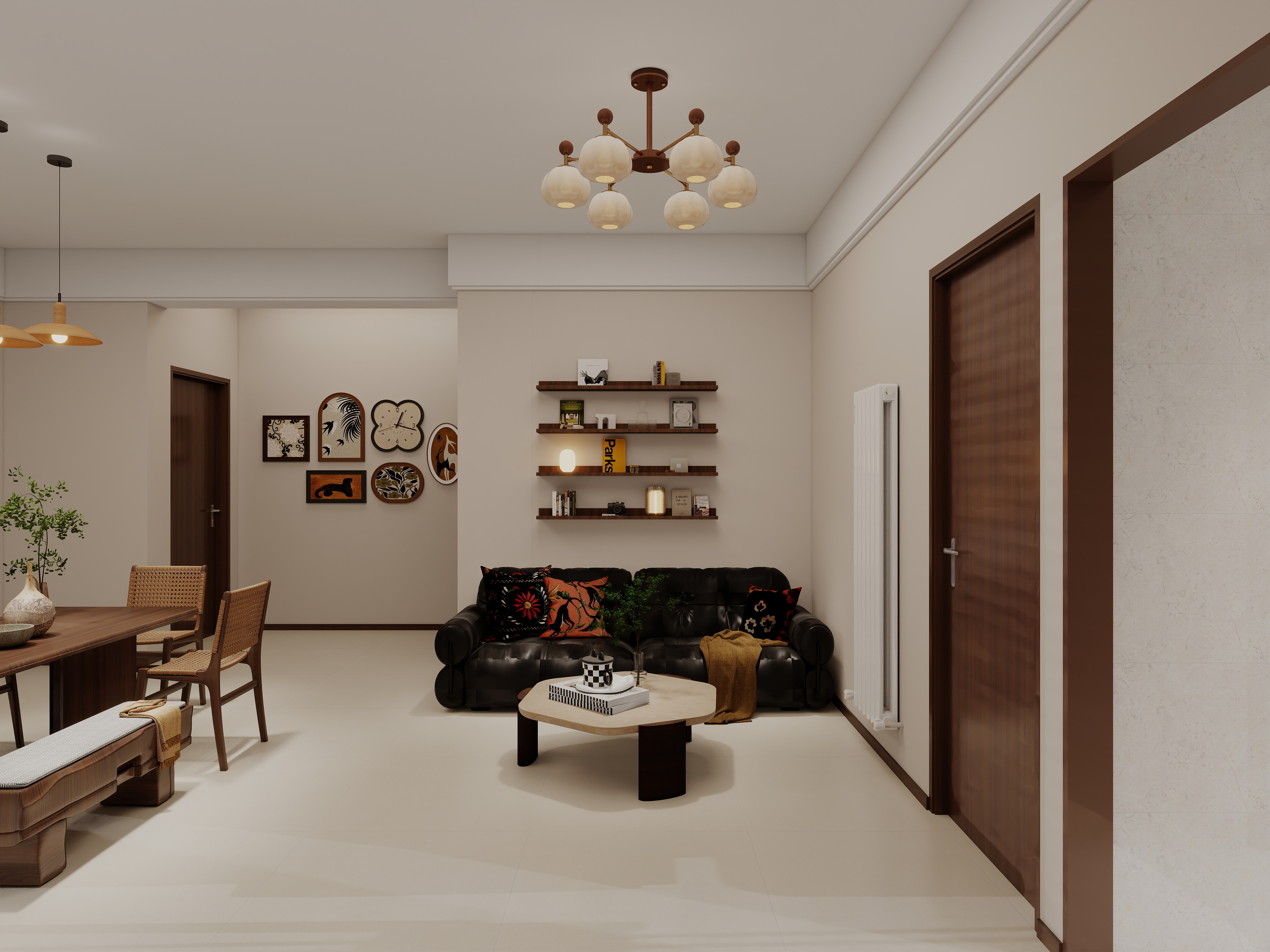 艺雅丽-151平中古风装修效果图