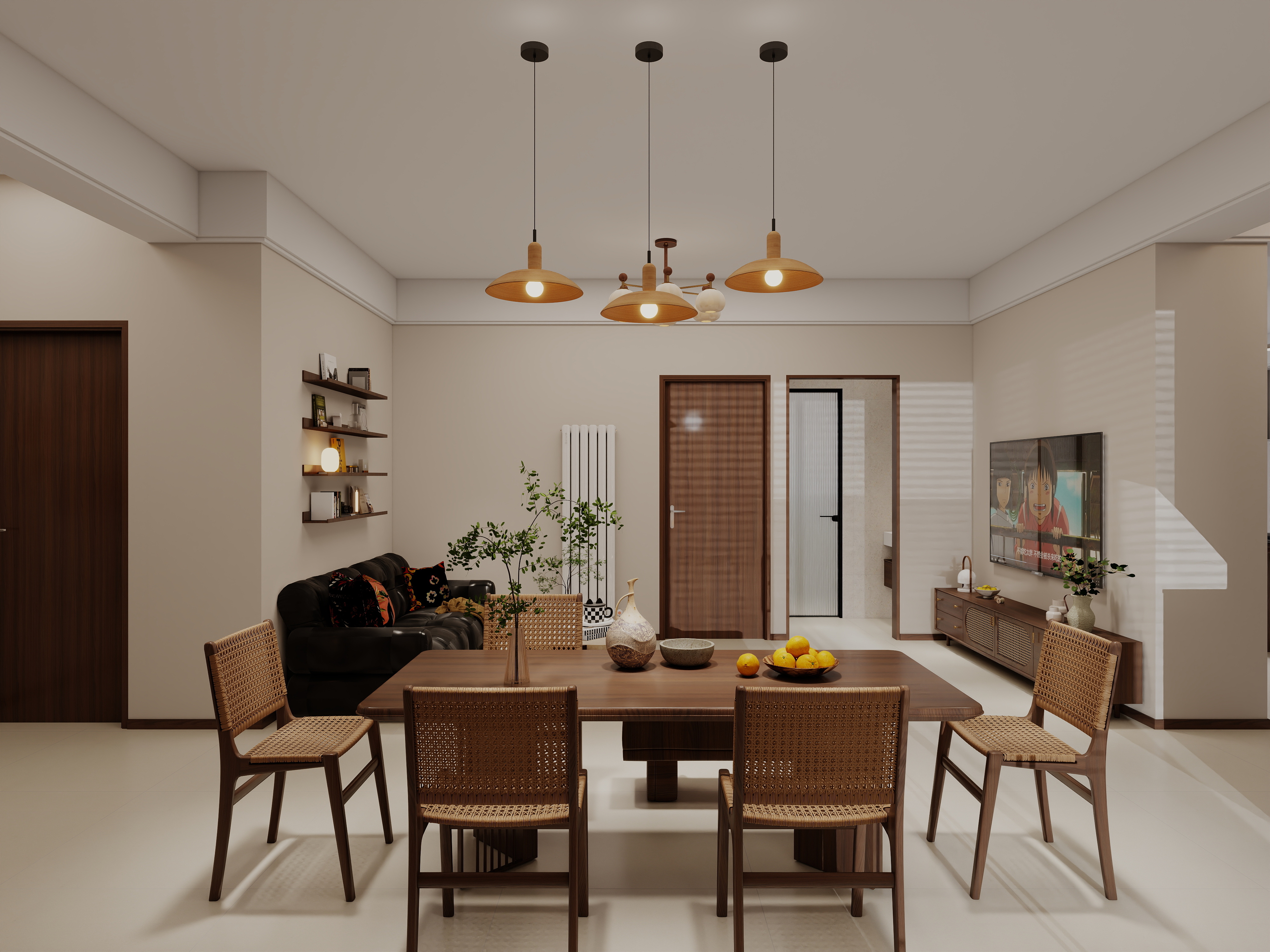 艺雅丽-151平中古风 装修效果图