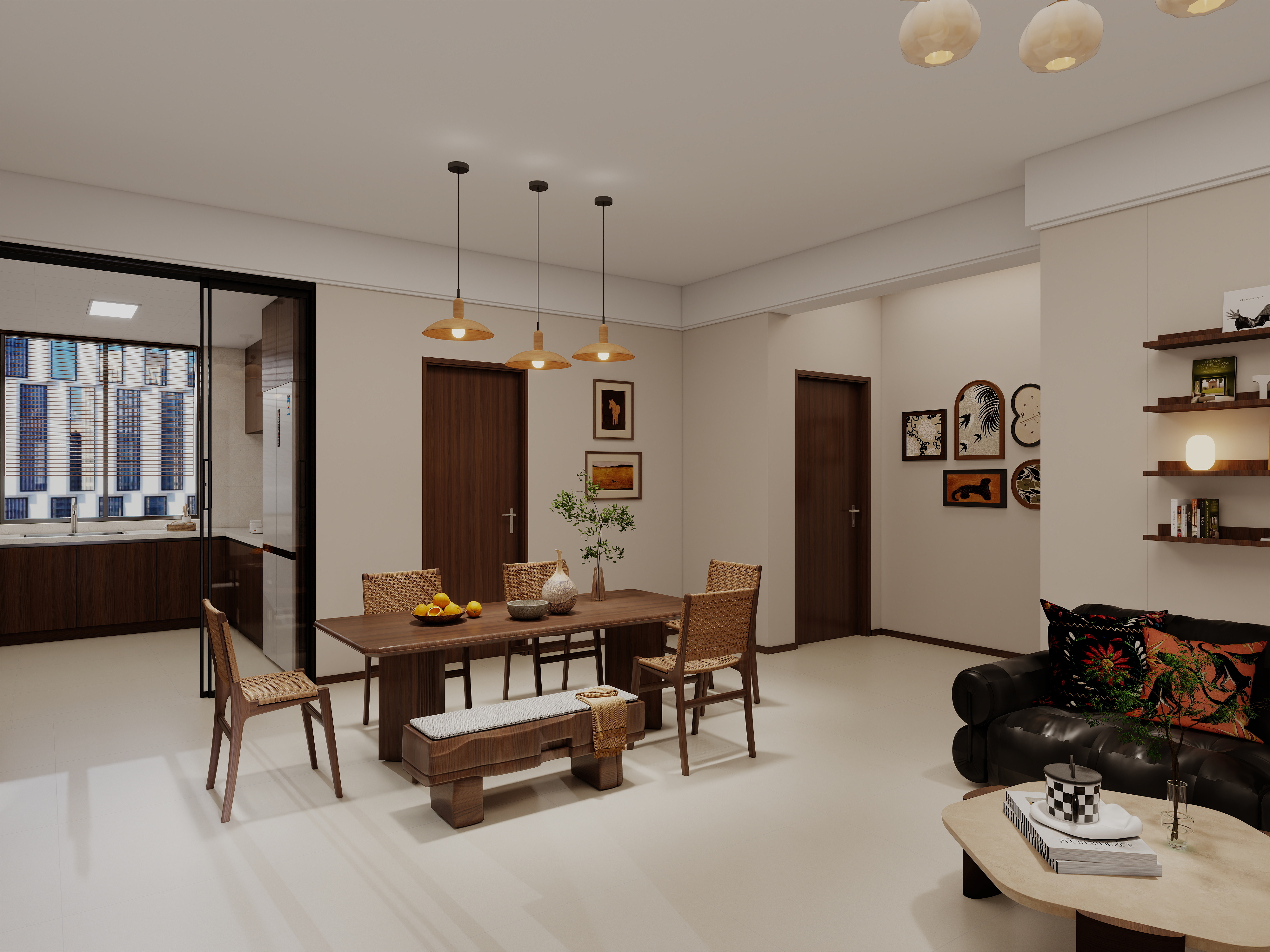 艺雅丽-151平中古风 装修效果图