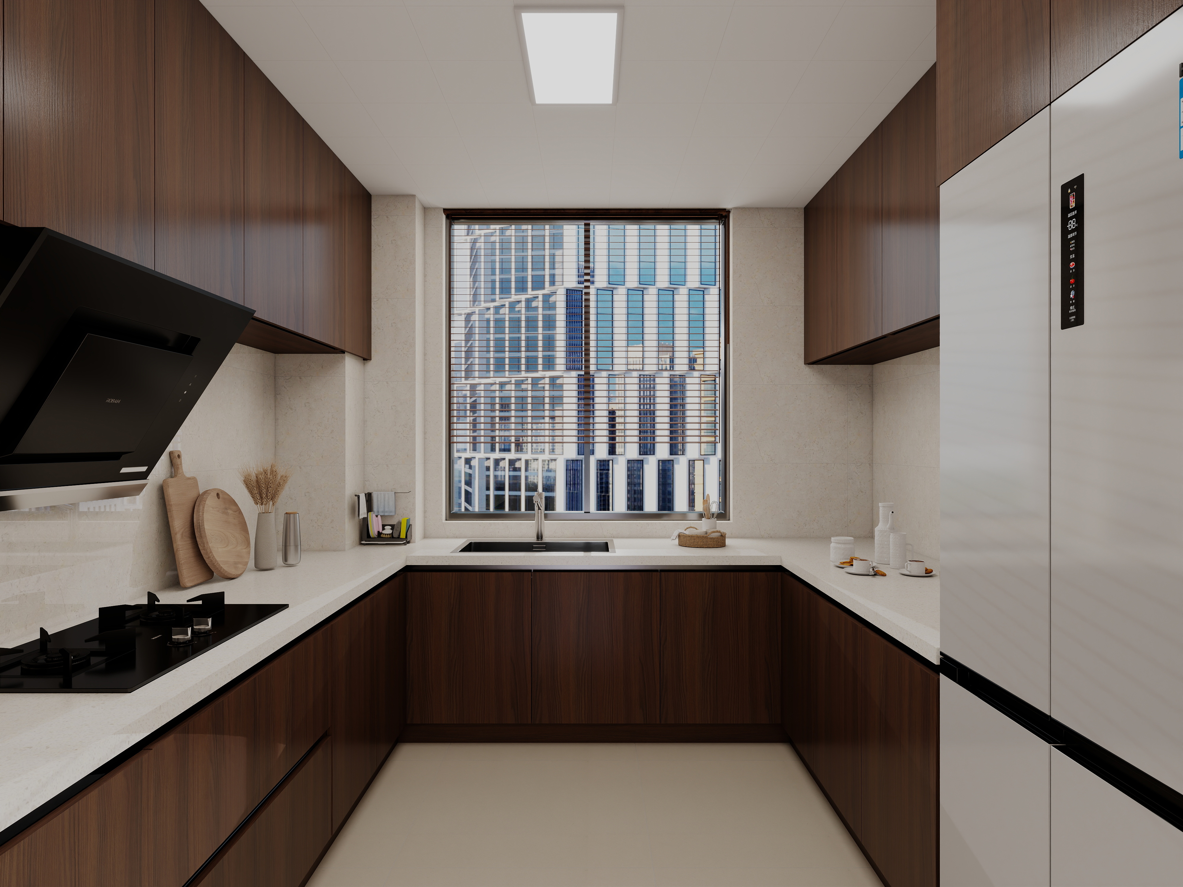 艺雅丽-151平中古风 装修效果图