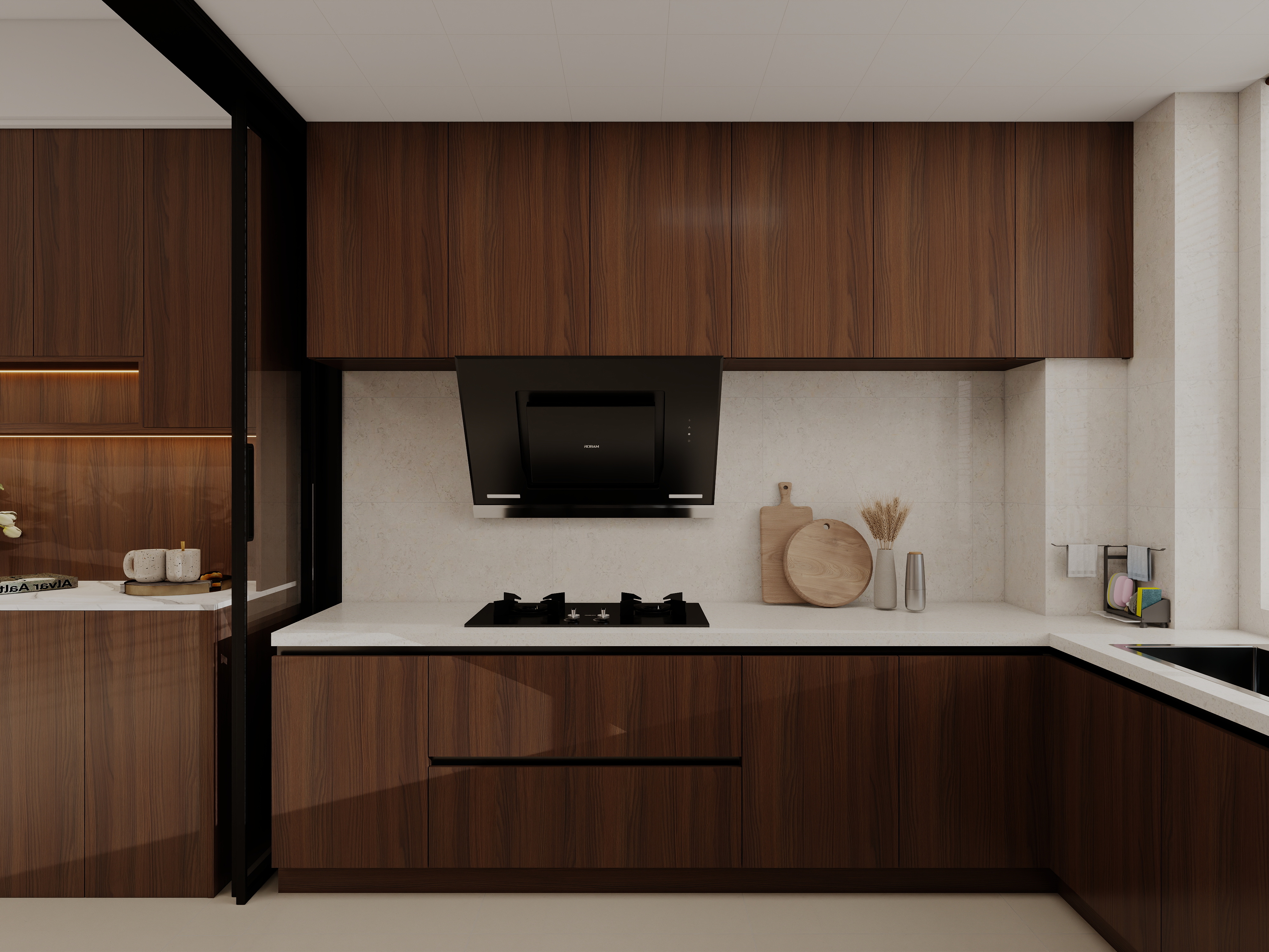 艺雅丽-151平中古风 装修效果图