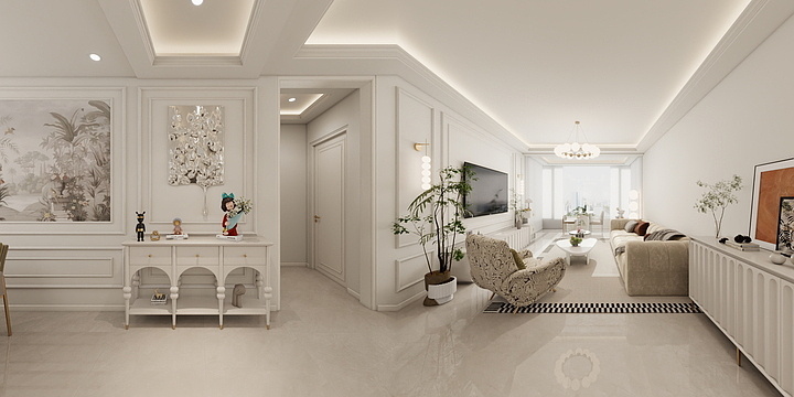 岸西N-莲花峰12-2-801-装修设计方案