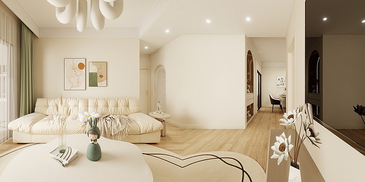 枕流居士-效果图-装修设计方案