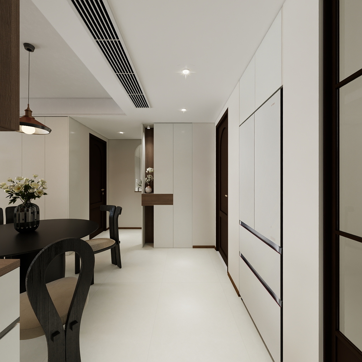 李敏轩-武汉天地雅园—中古风装修效果图